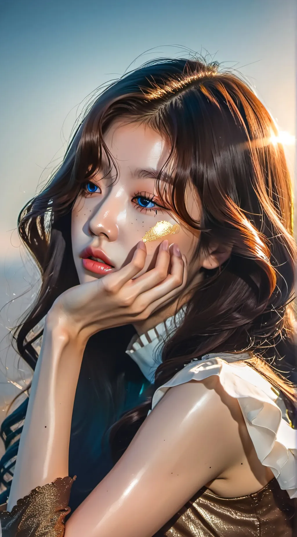 ai character: Jang Wonyoung background