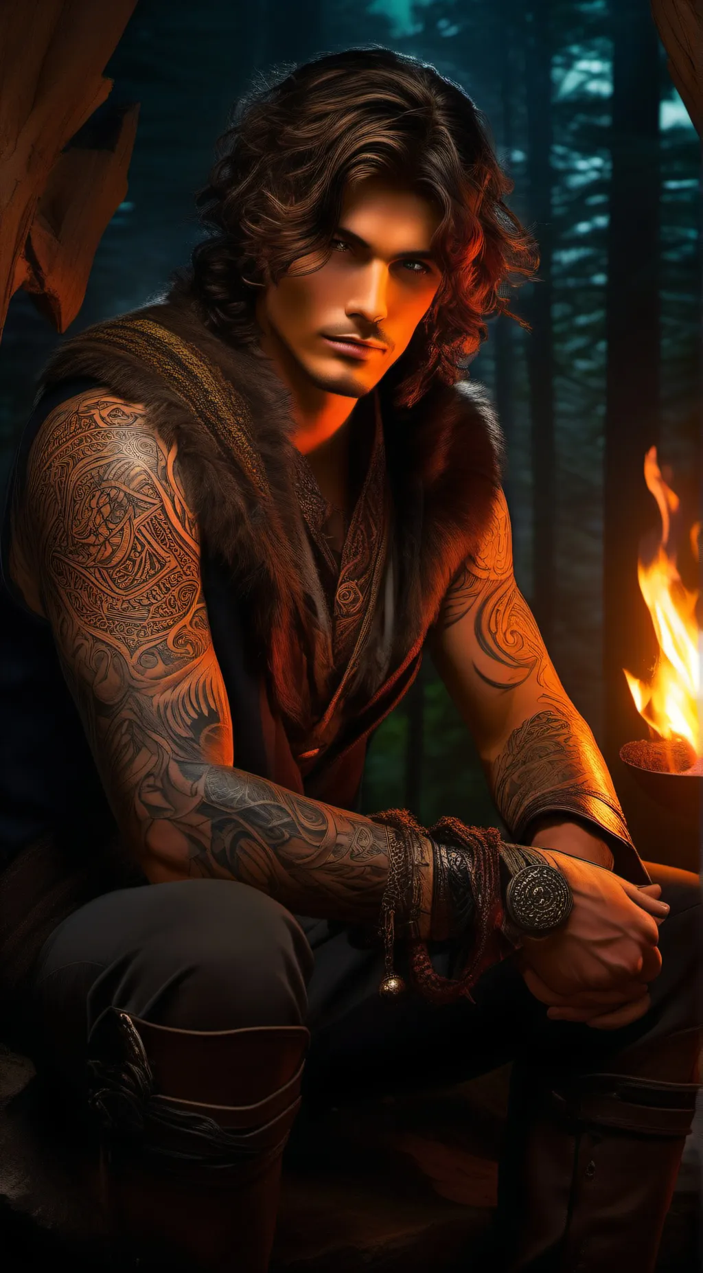 ai character: Garrett background