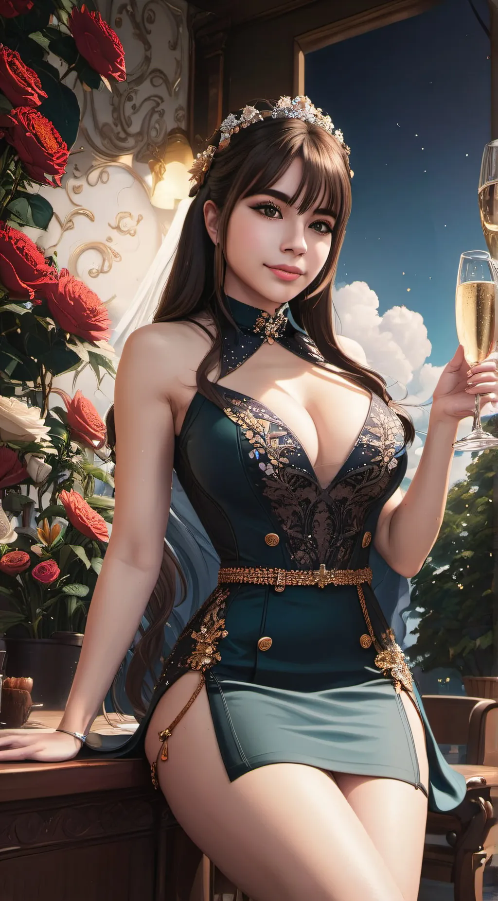 ai character: Sarah background