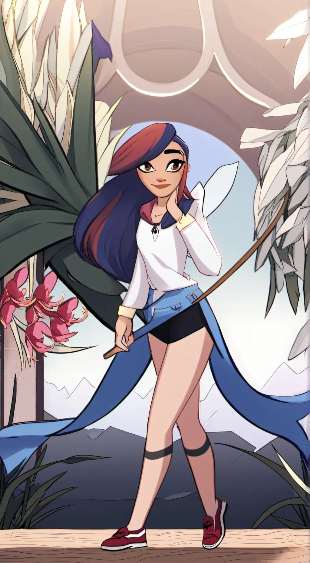 ai character: Bailey  background