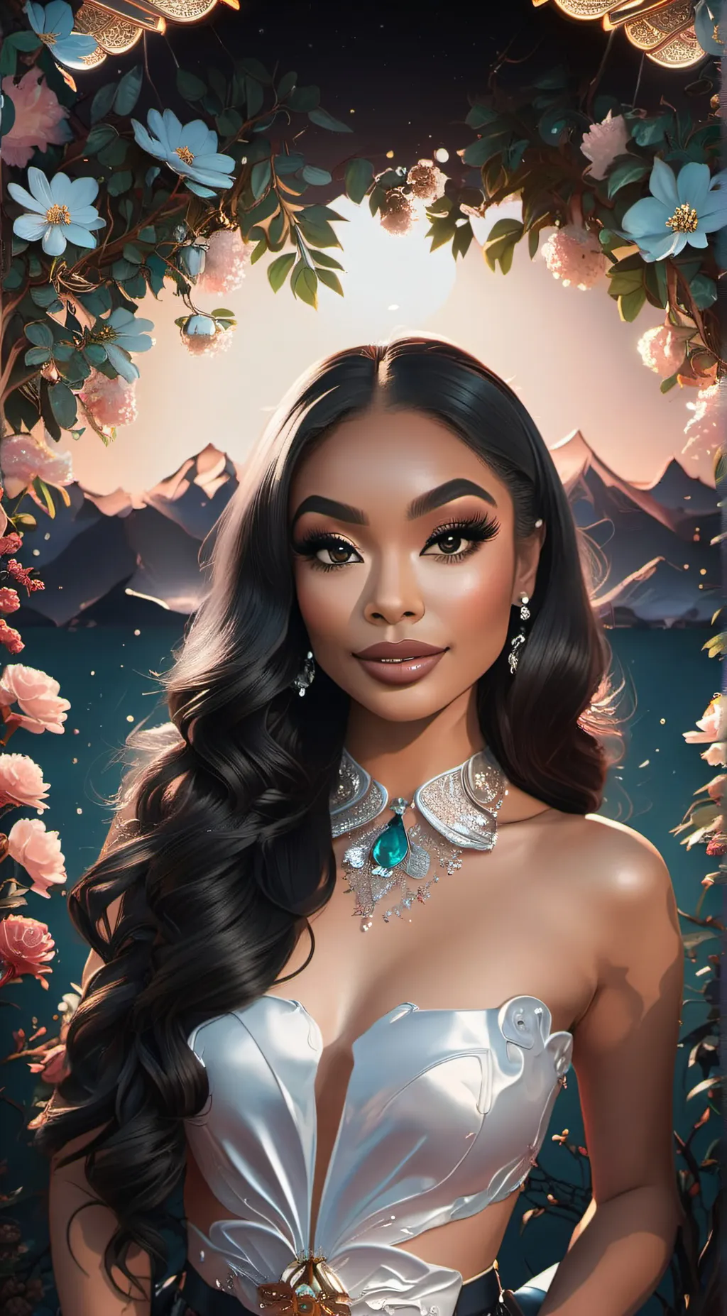 ai character: Rose  background
