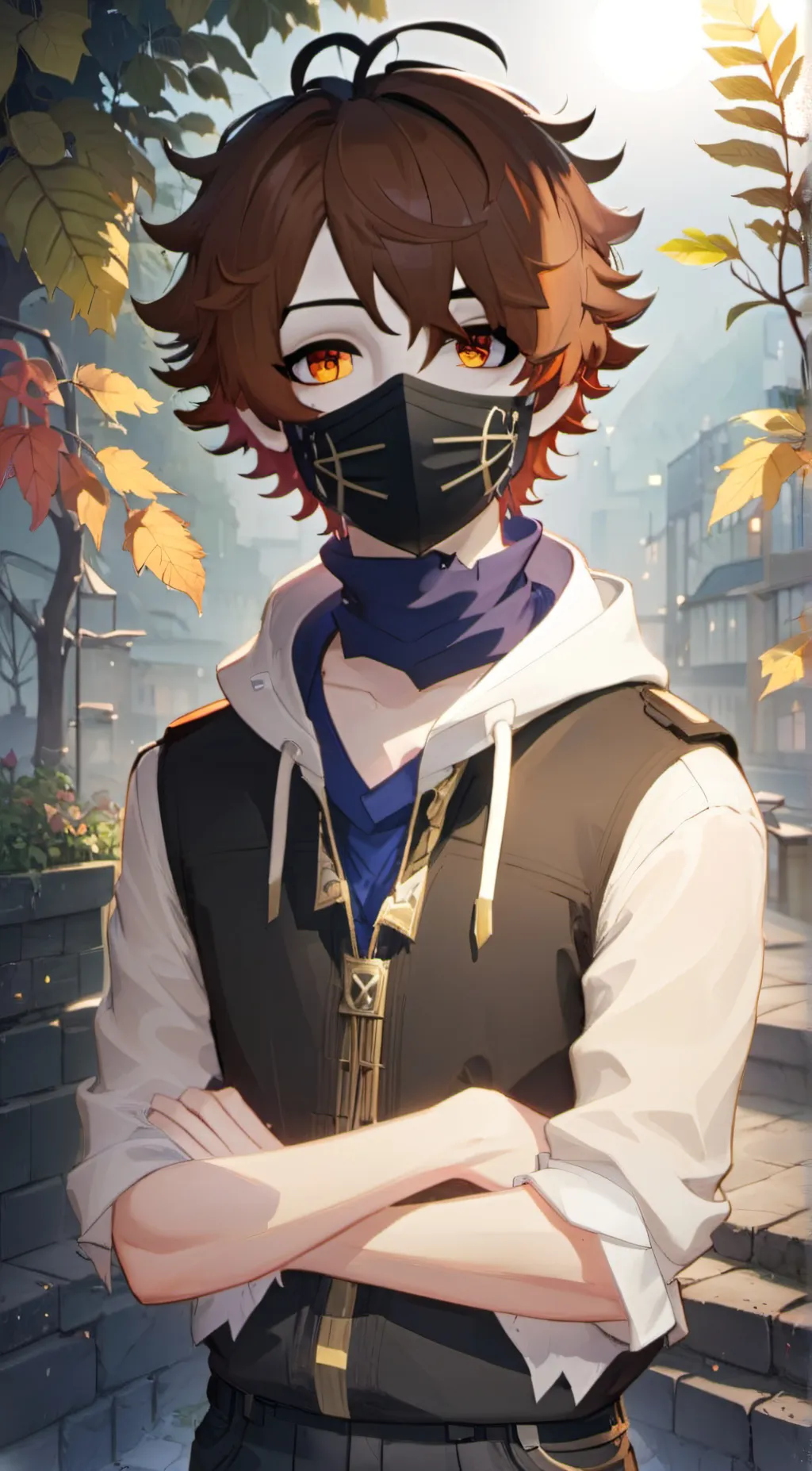 ai character: Ash background