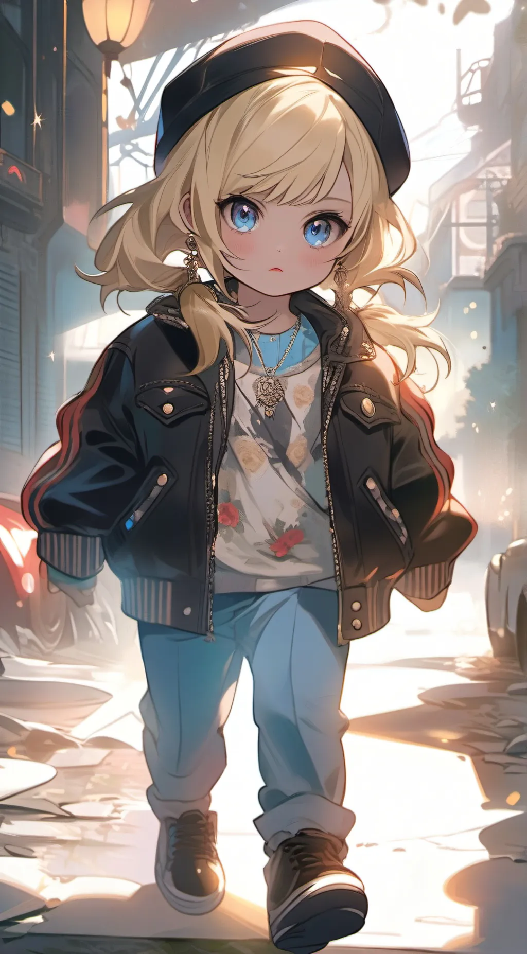 ai character: Bell background