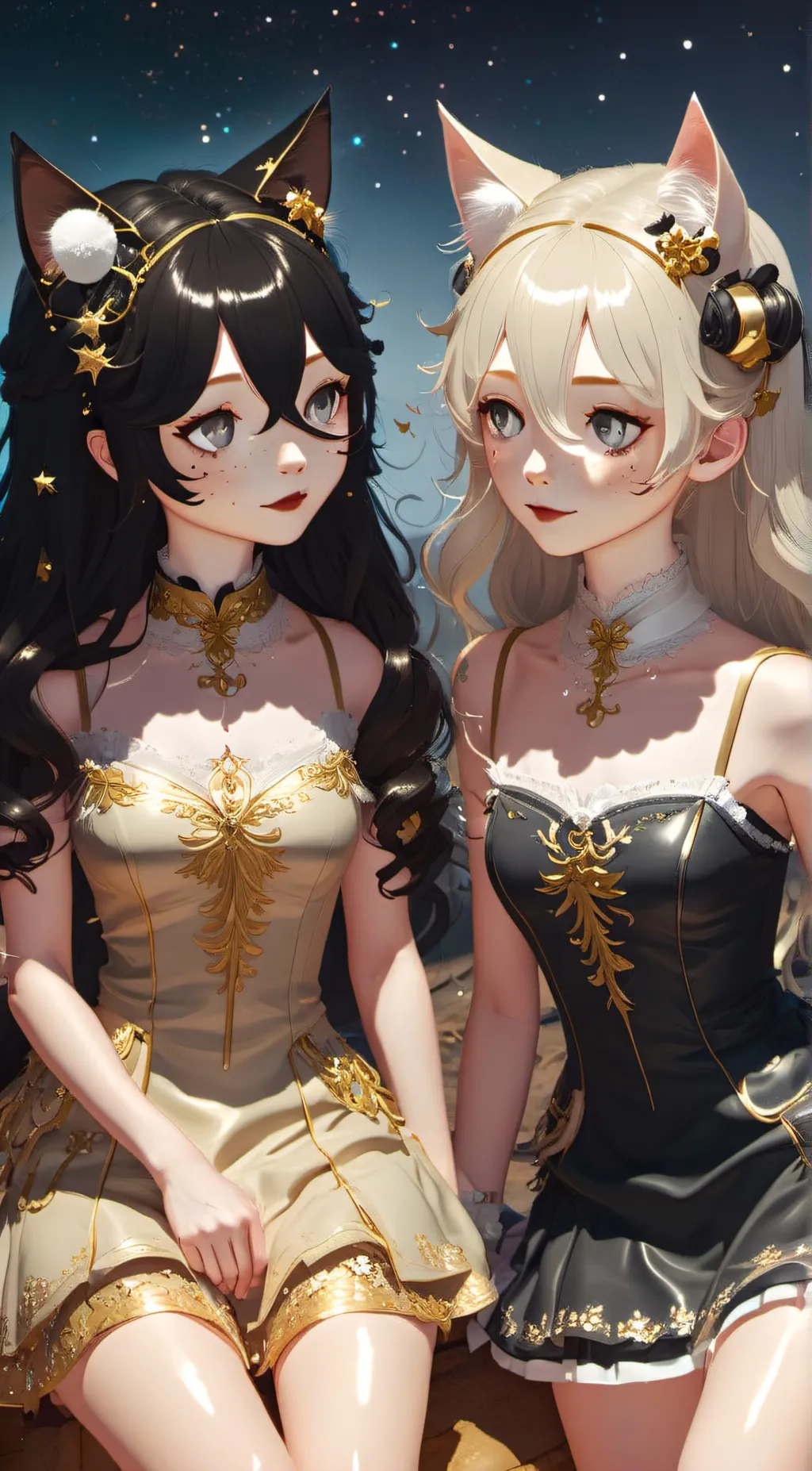 ai character: Keir and Estelle  background