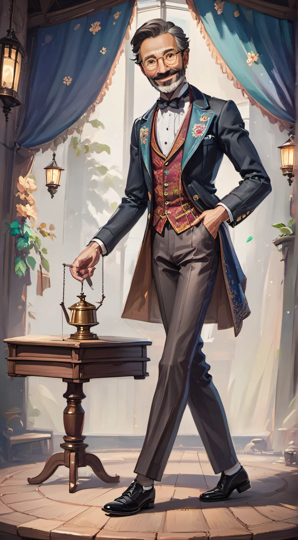 ai character: Geppetto background