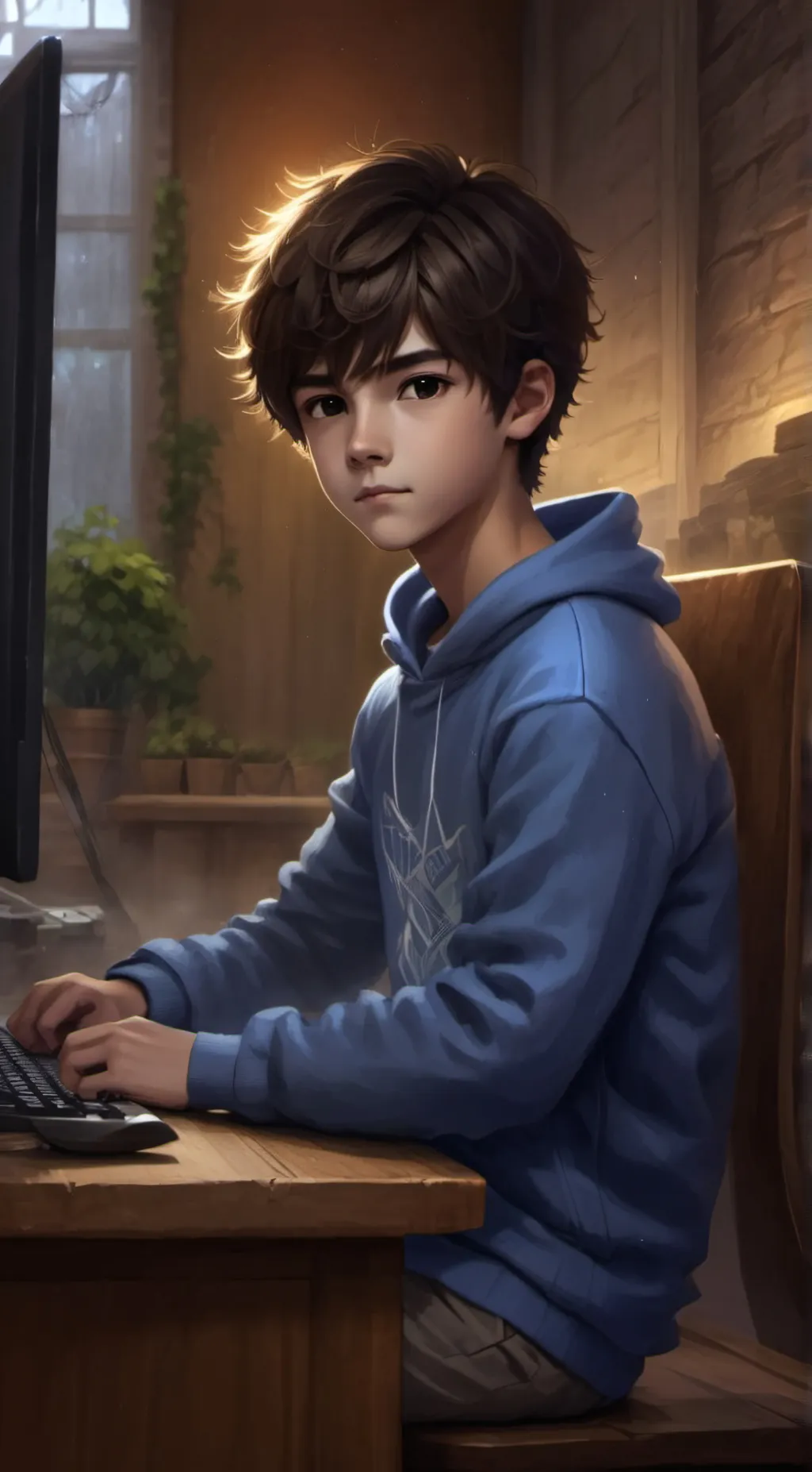 ai character: Jakob Van orden background