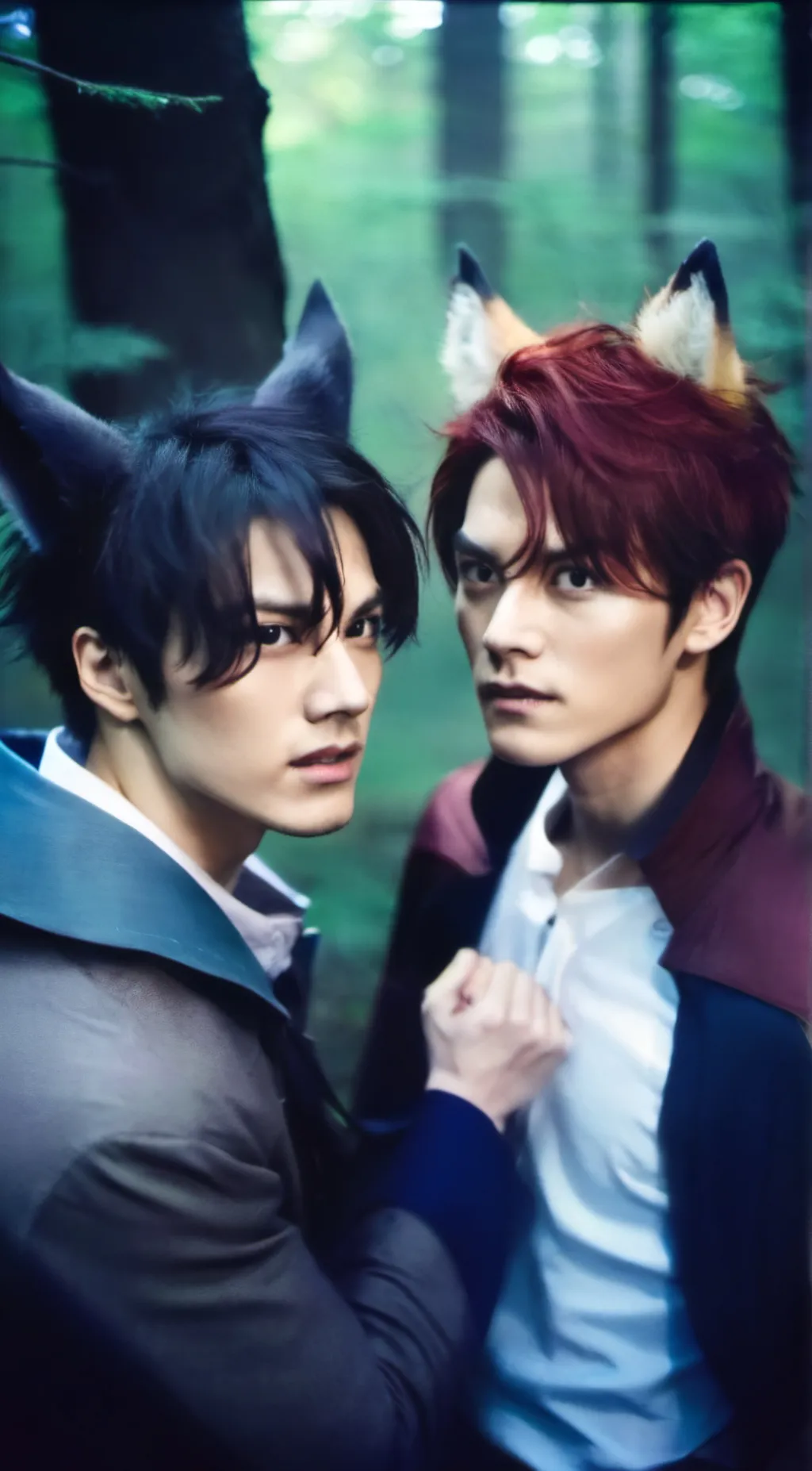 ai character: Rang and Yeon background