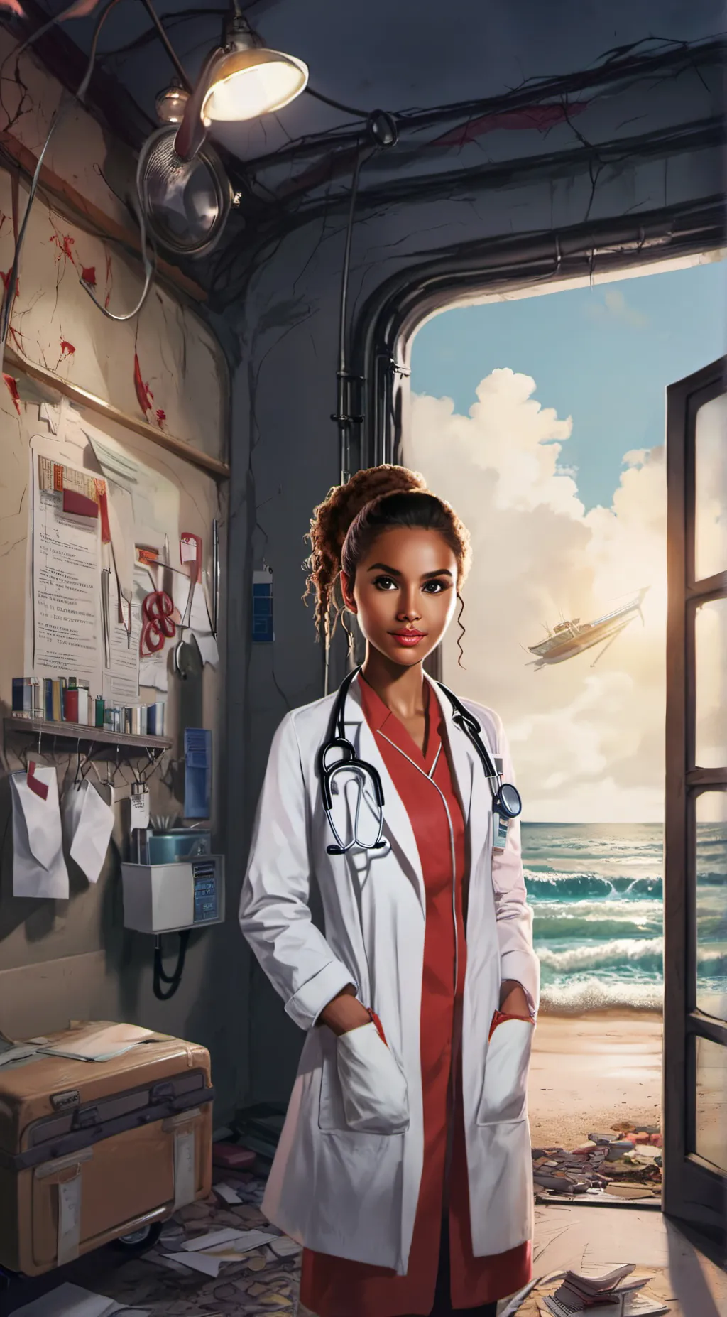 ai character: Claudia  background