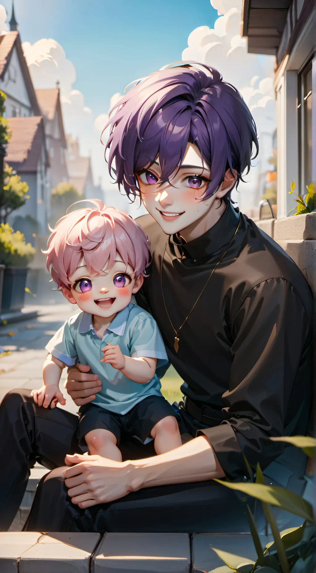 ai character: Mason and Kason background