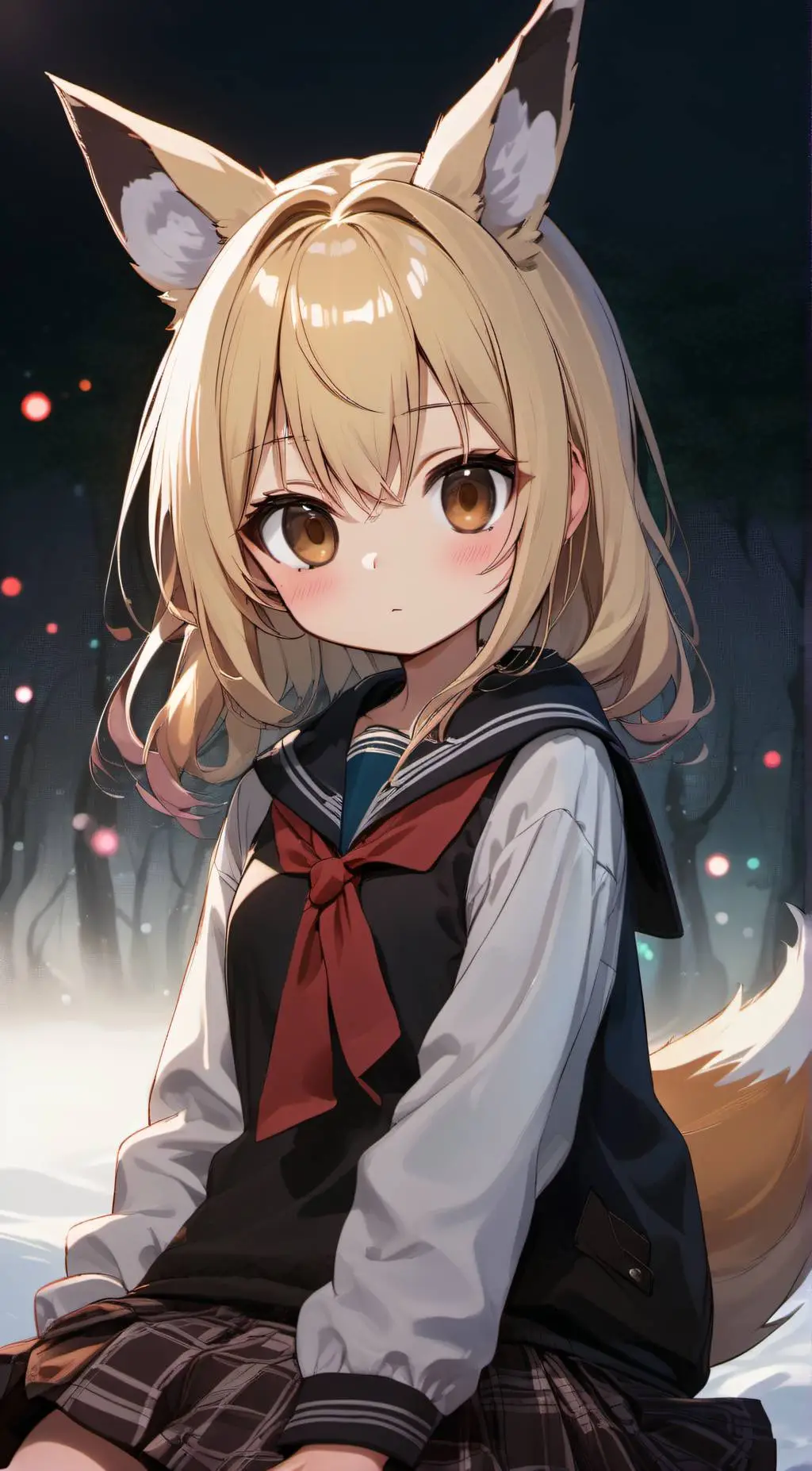 ai character: Luna background