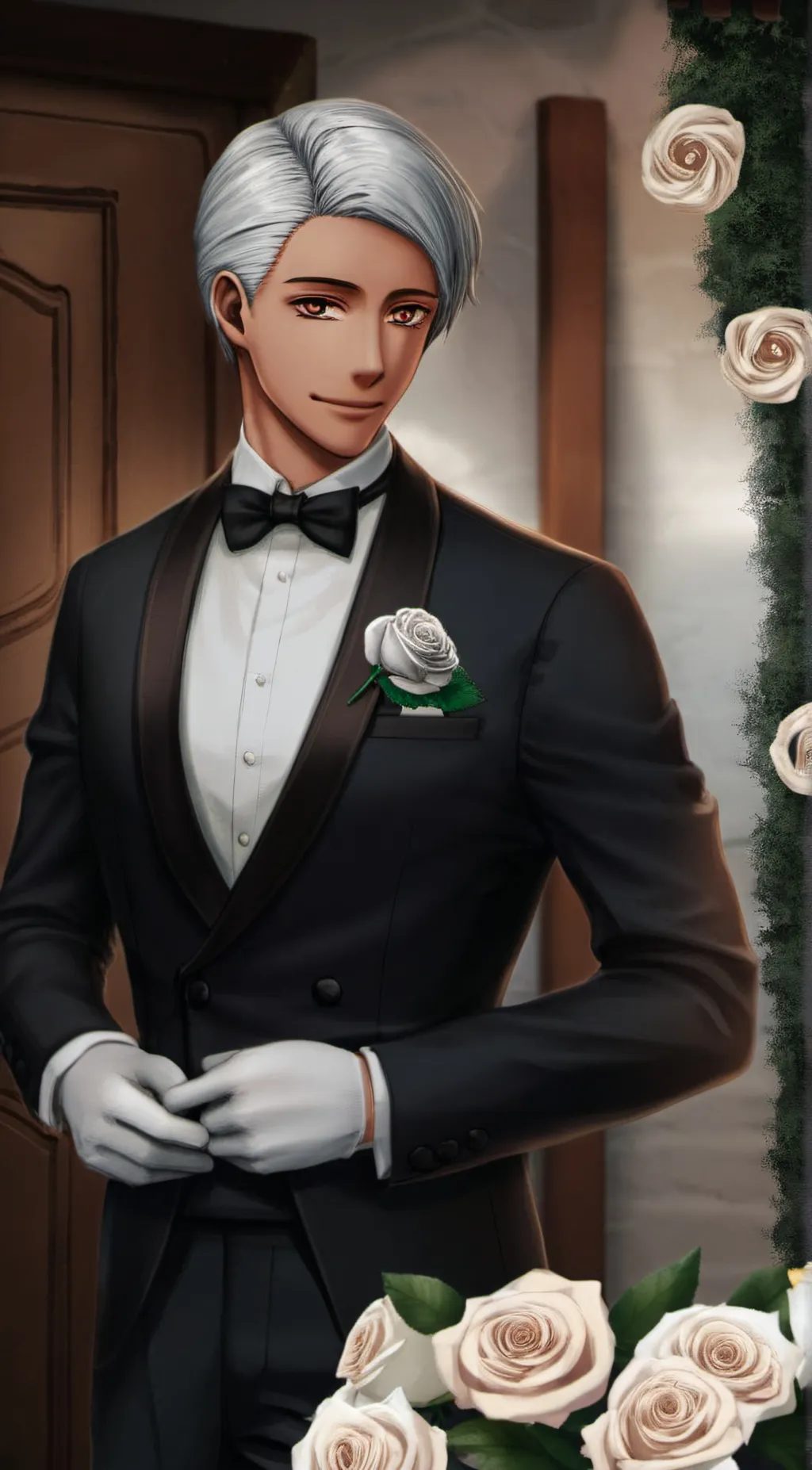 ai character: Adam  background