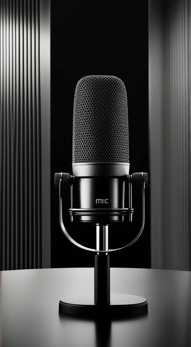 ai character: mic background