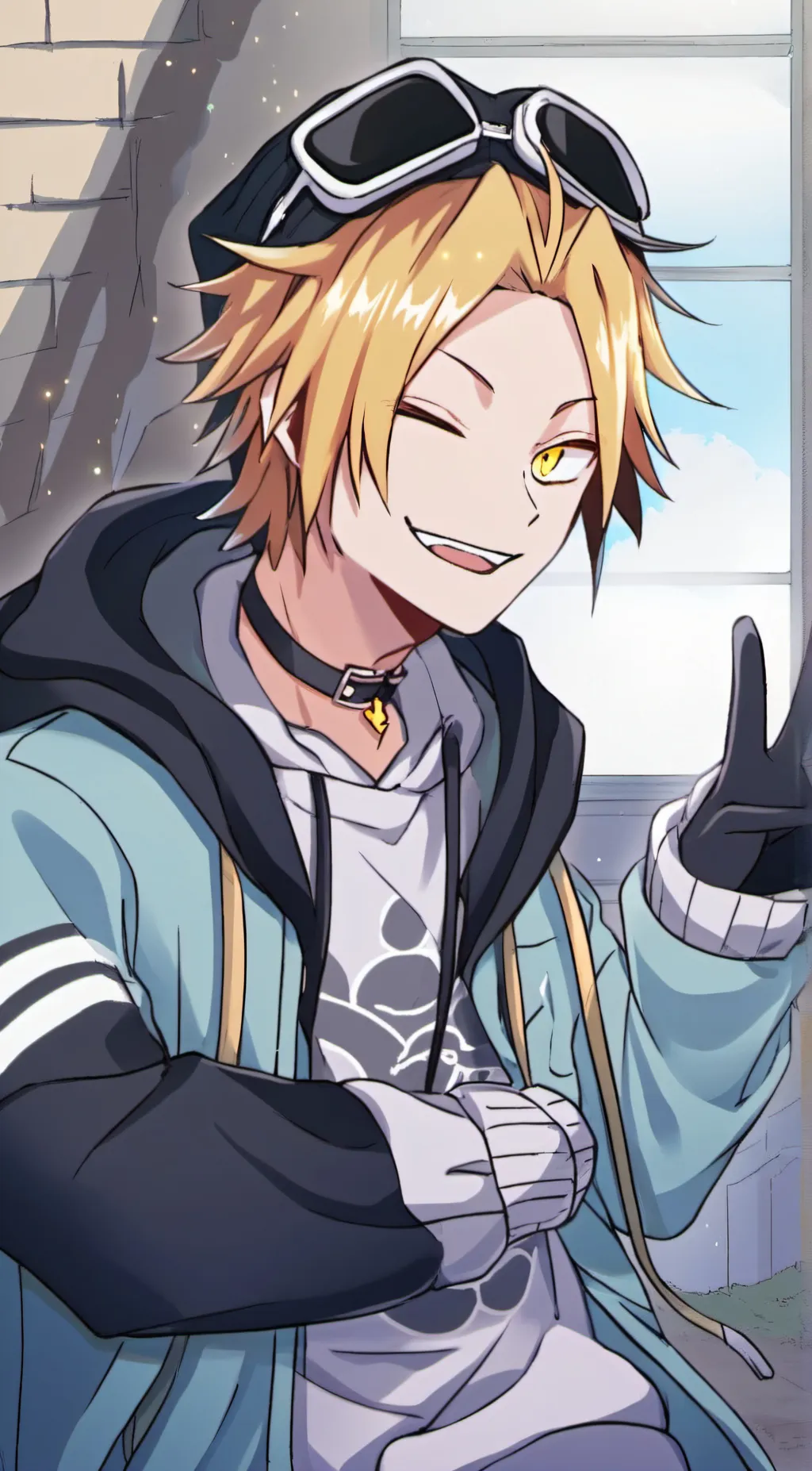 ai character: Denki kamnari background
