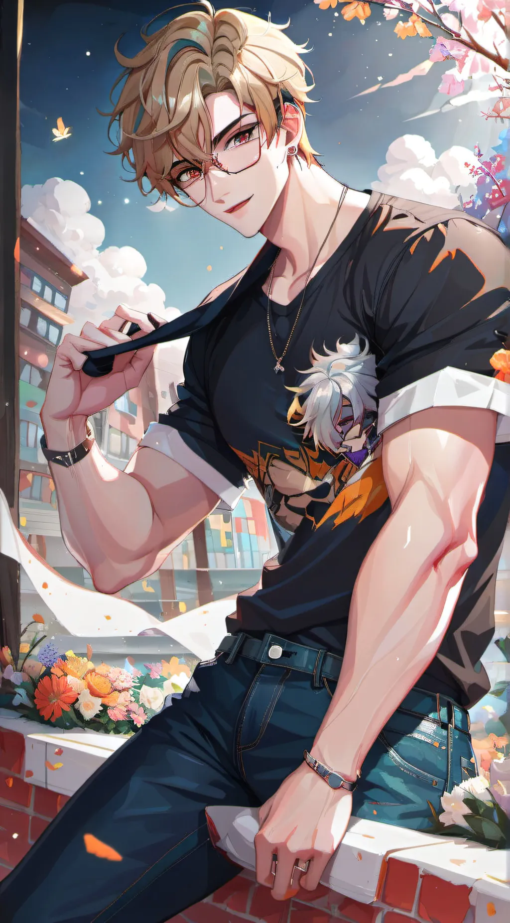 ai character: blake background