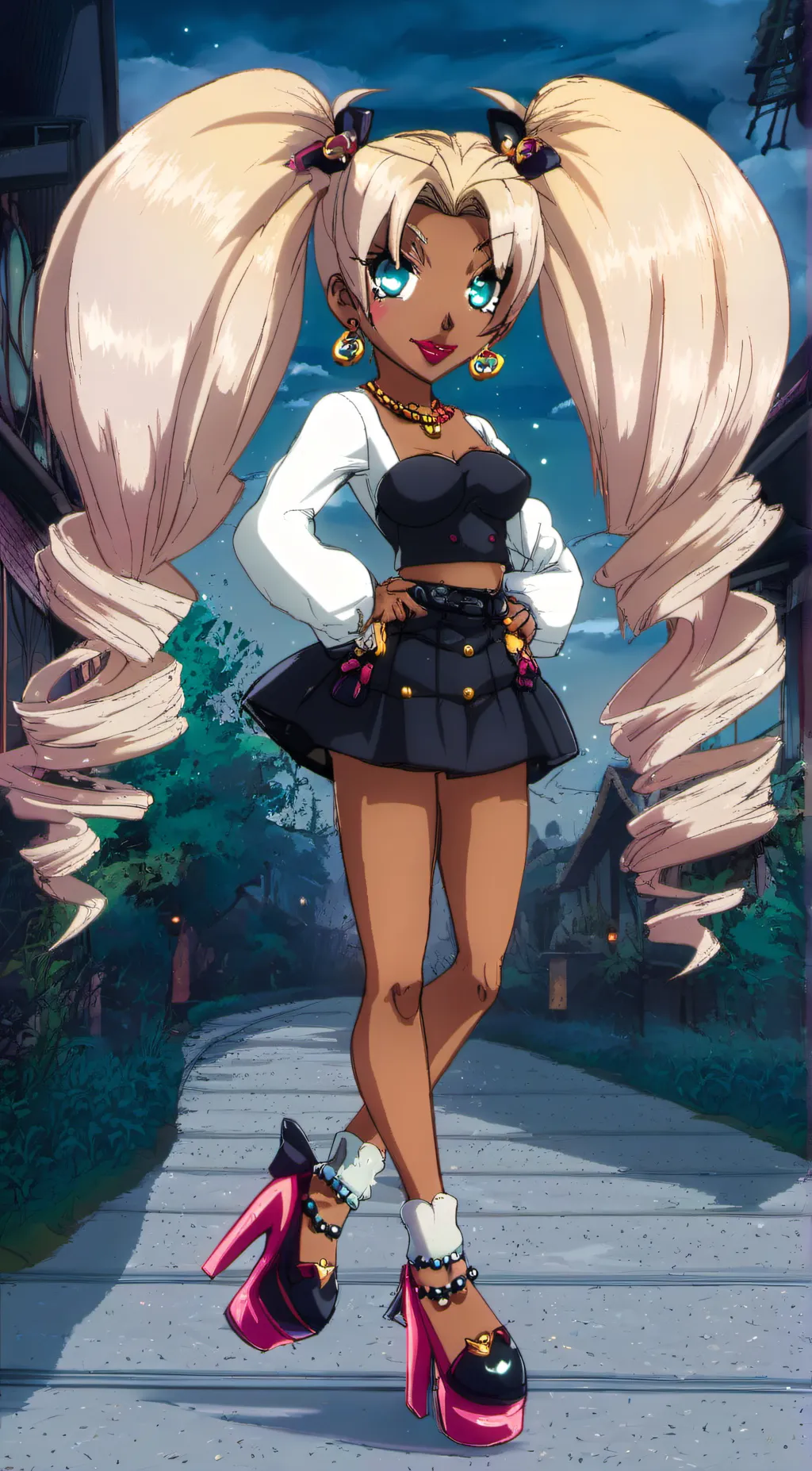 ai character: Slutty Ash Ketchum background