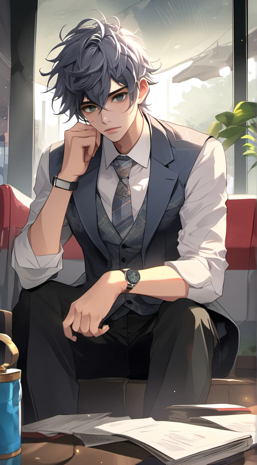 ai character: Anderew Premier background