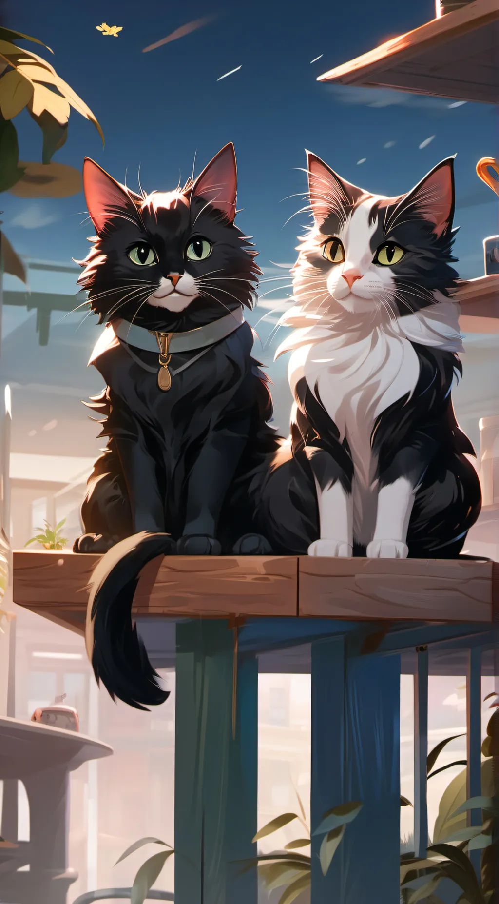 ai character: Fenrir and Felix background