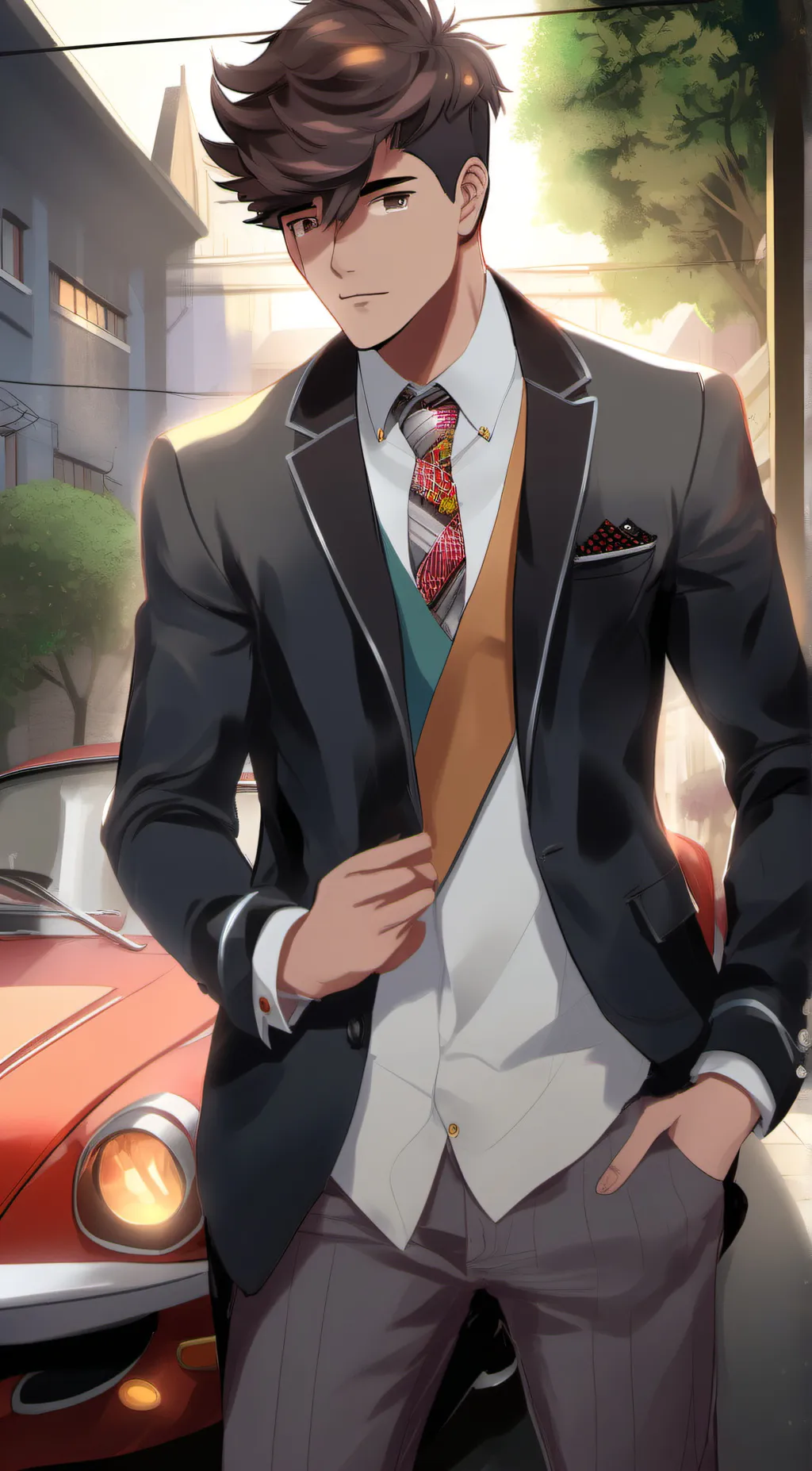 ai character: Apex background
