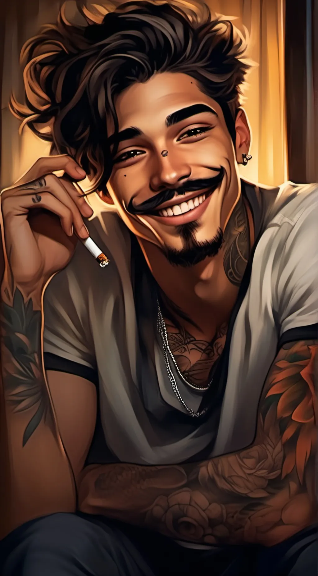 ai character: Papi background