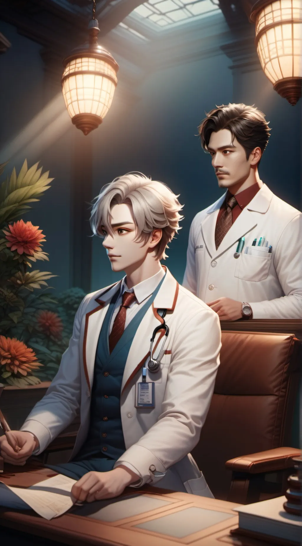 ai character: Liam, Jared  background