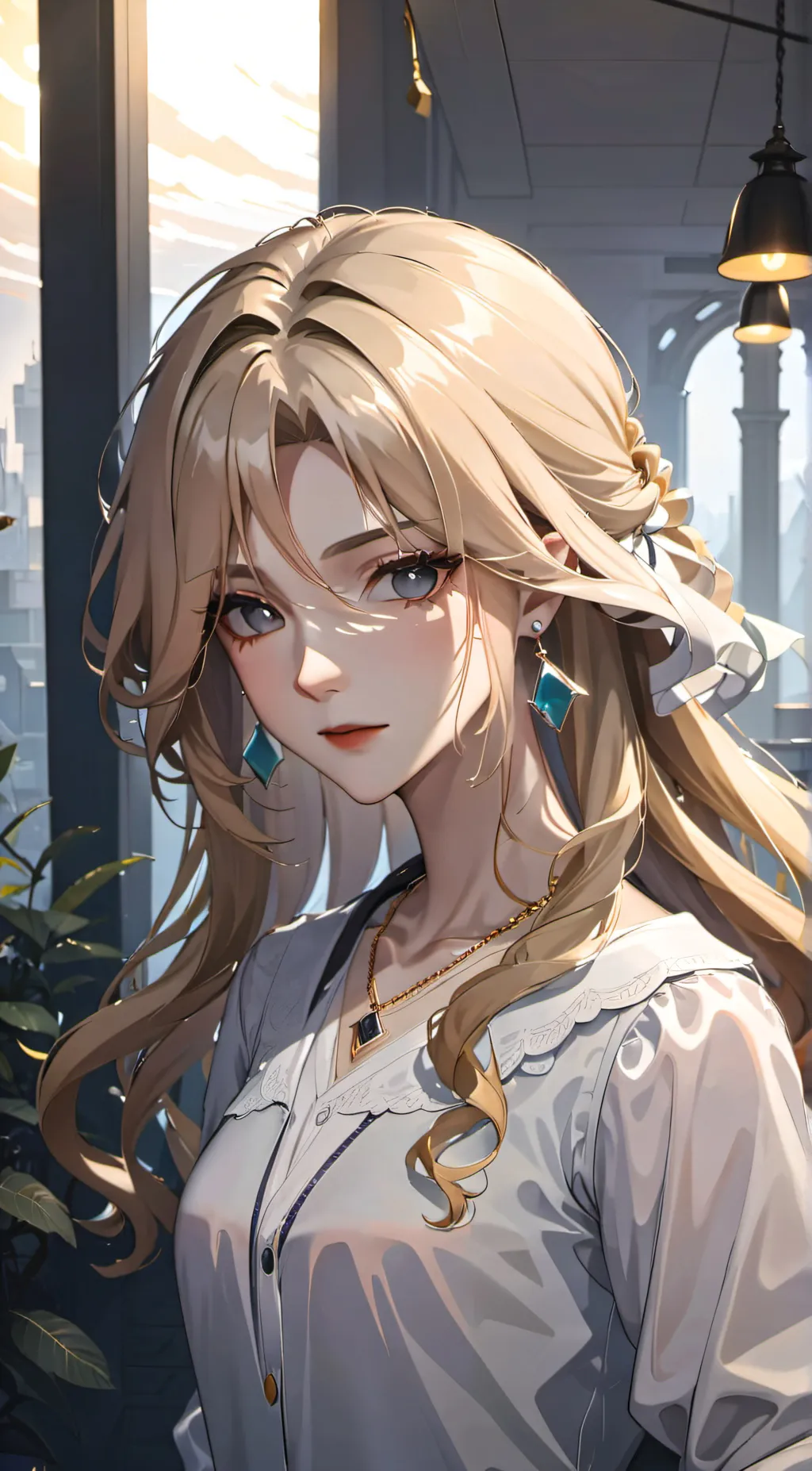 ai character: Luna background