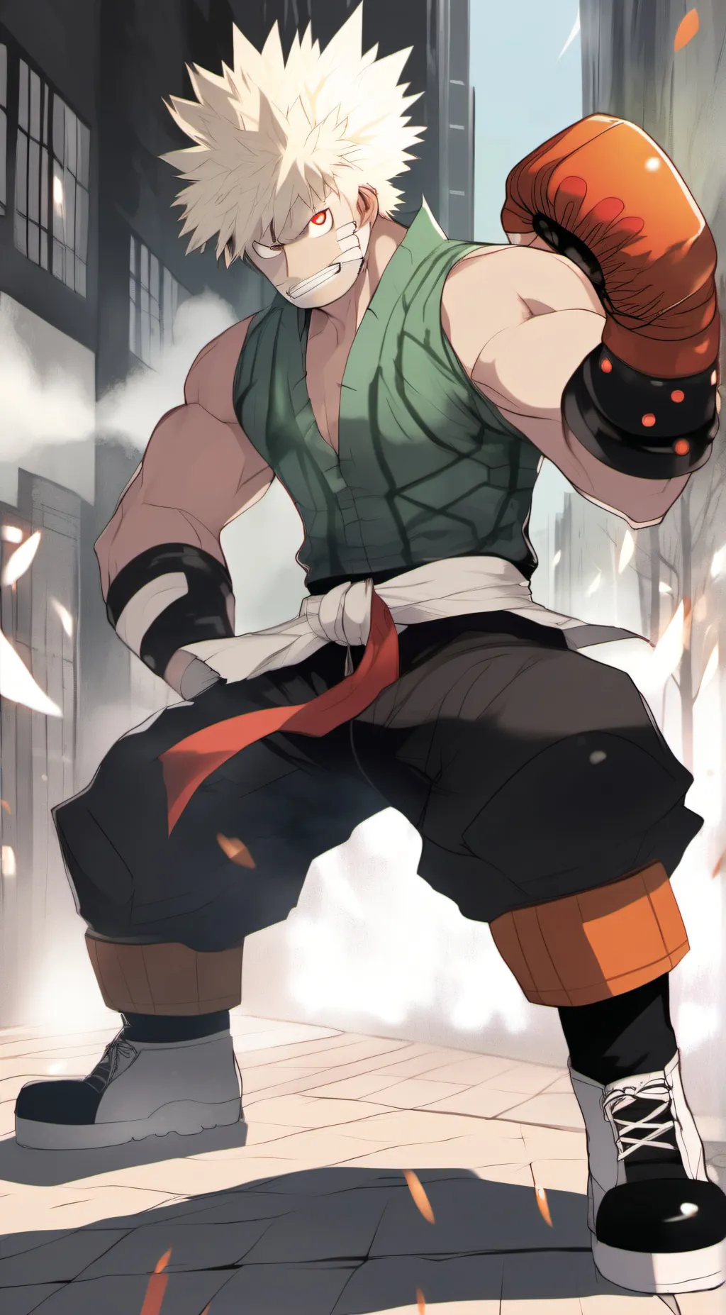 ai character: Bakugo)Katchan  background