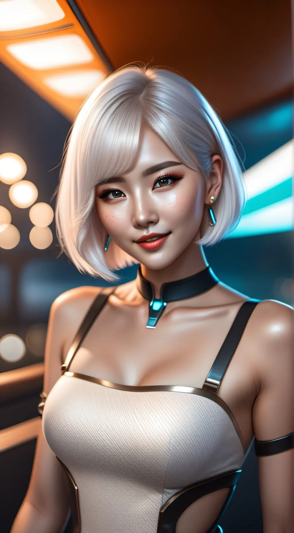 ai character: Amber Song background