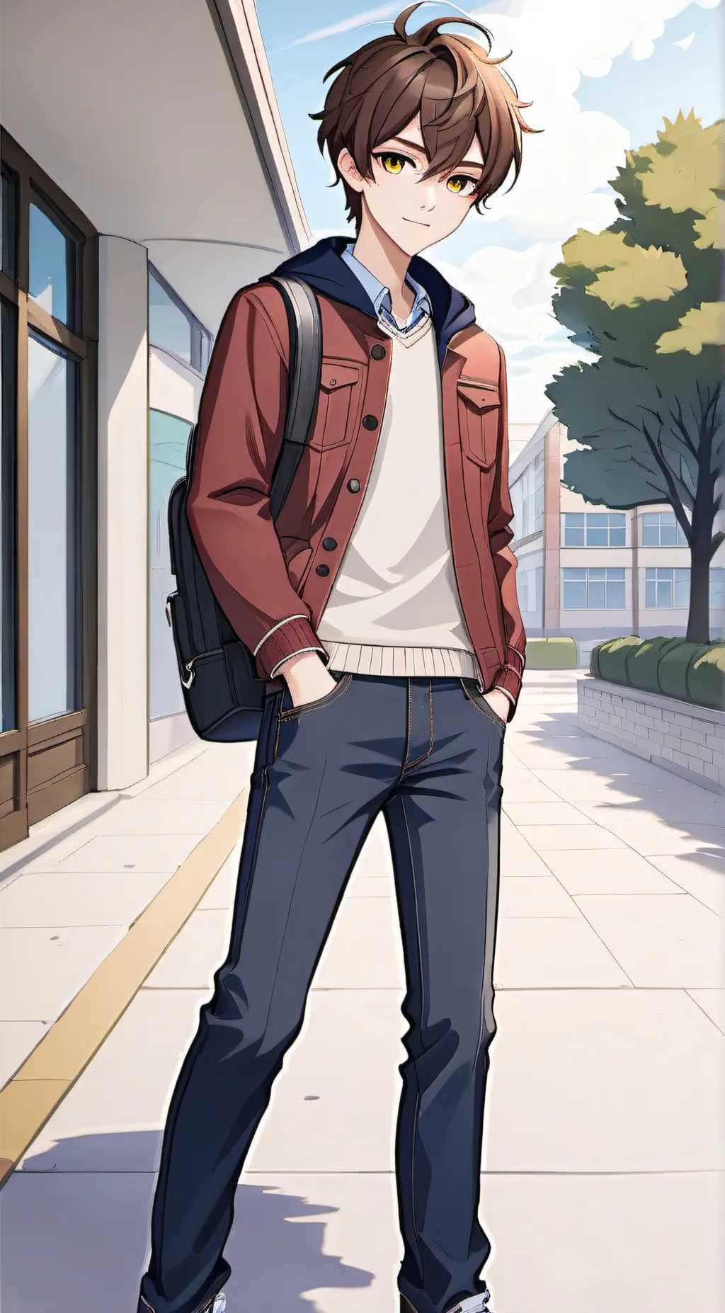 ai character: Ted Rosen  background