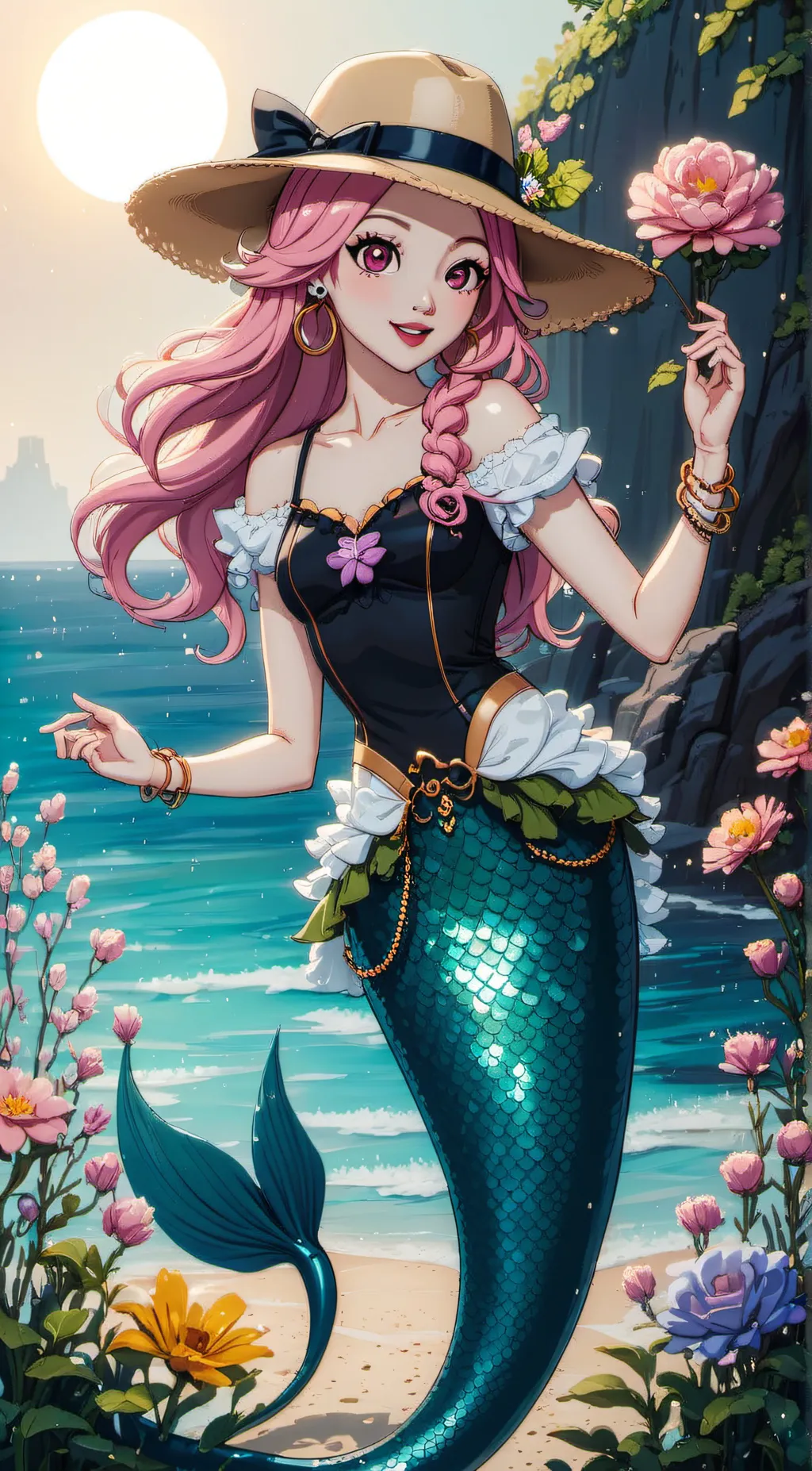 ai character: Luna background