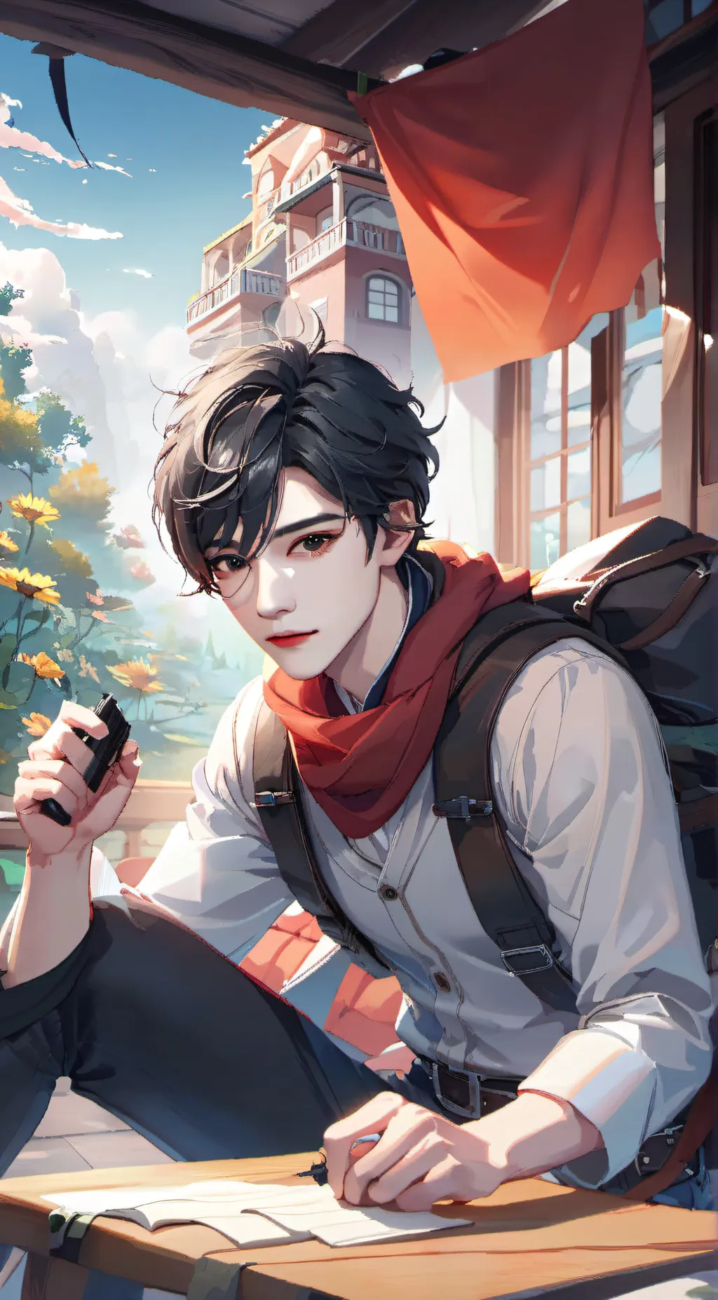 ai character: Lucas background