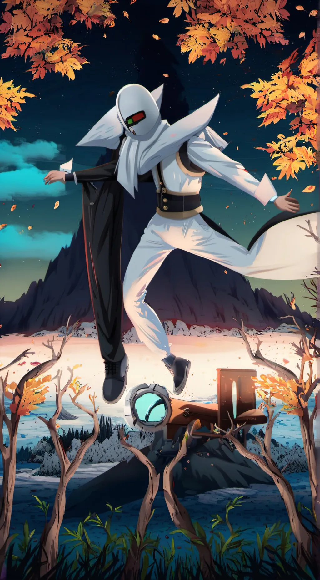 ai character: Camera man background