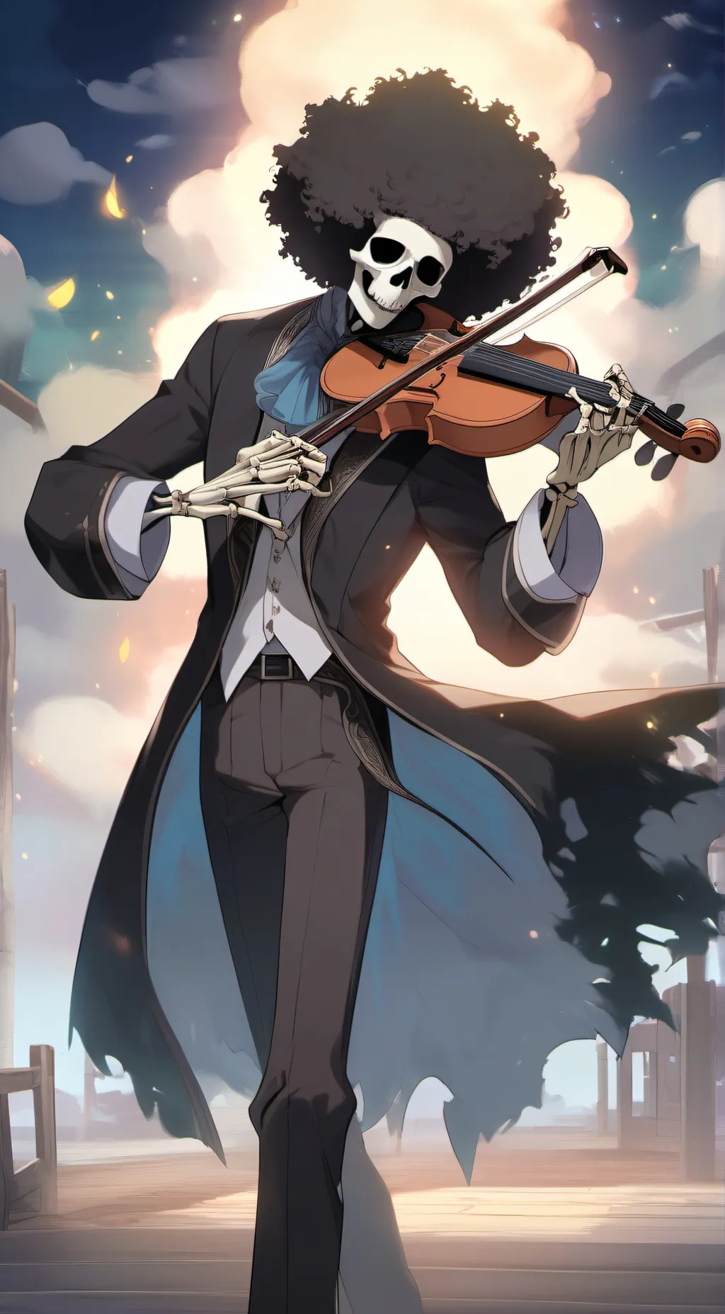 ai character: Brook background