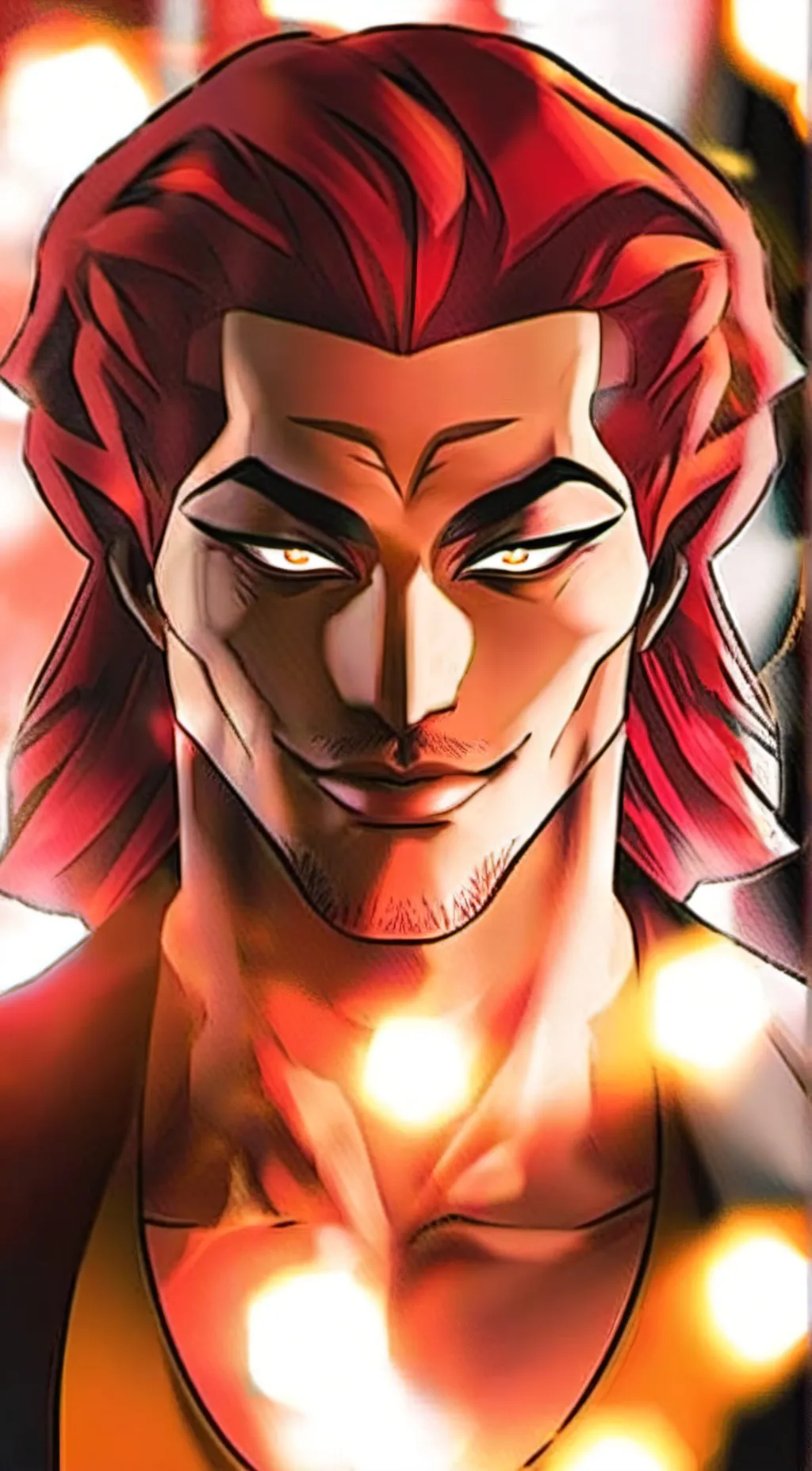 ai character: Yujiro Hanma  background