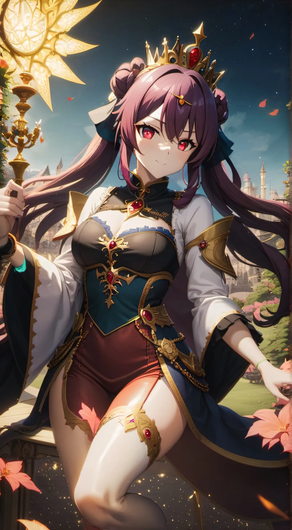 ai character: Queen Ashley background