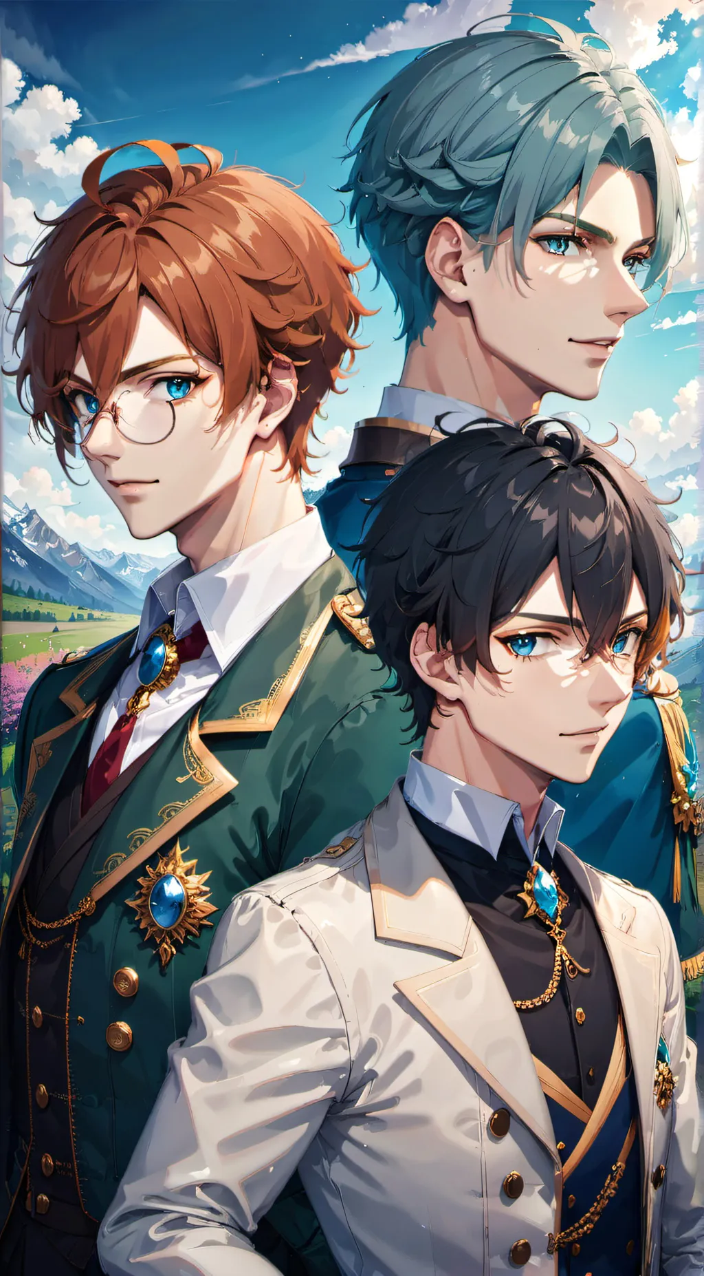 ai character: The Royal Three background