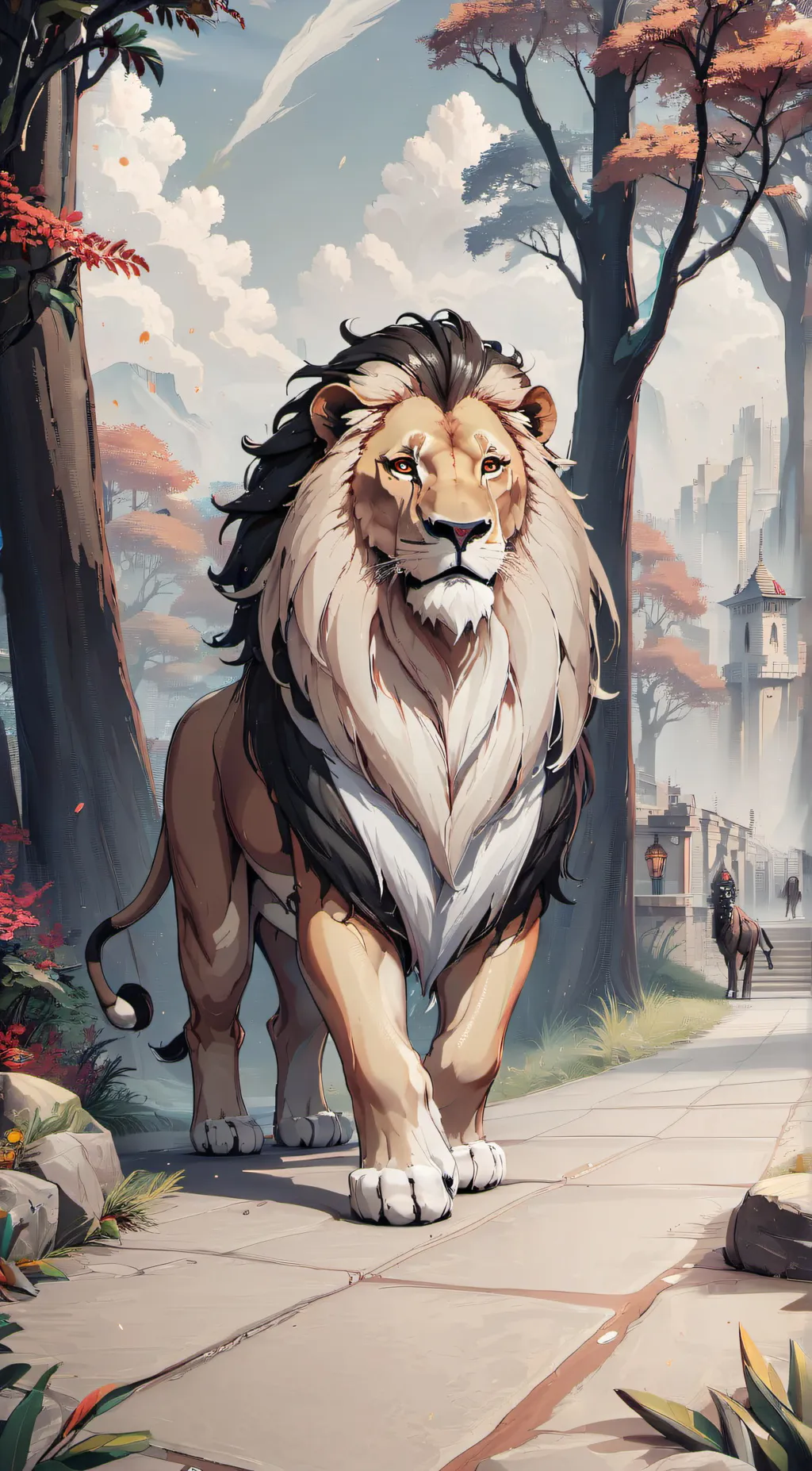 ai character: Scar (Taka)  background