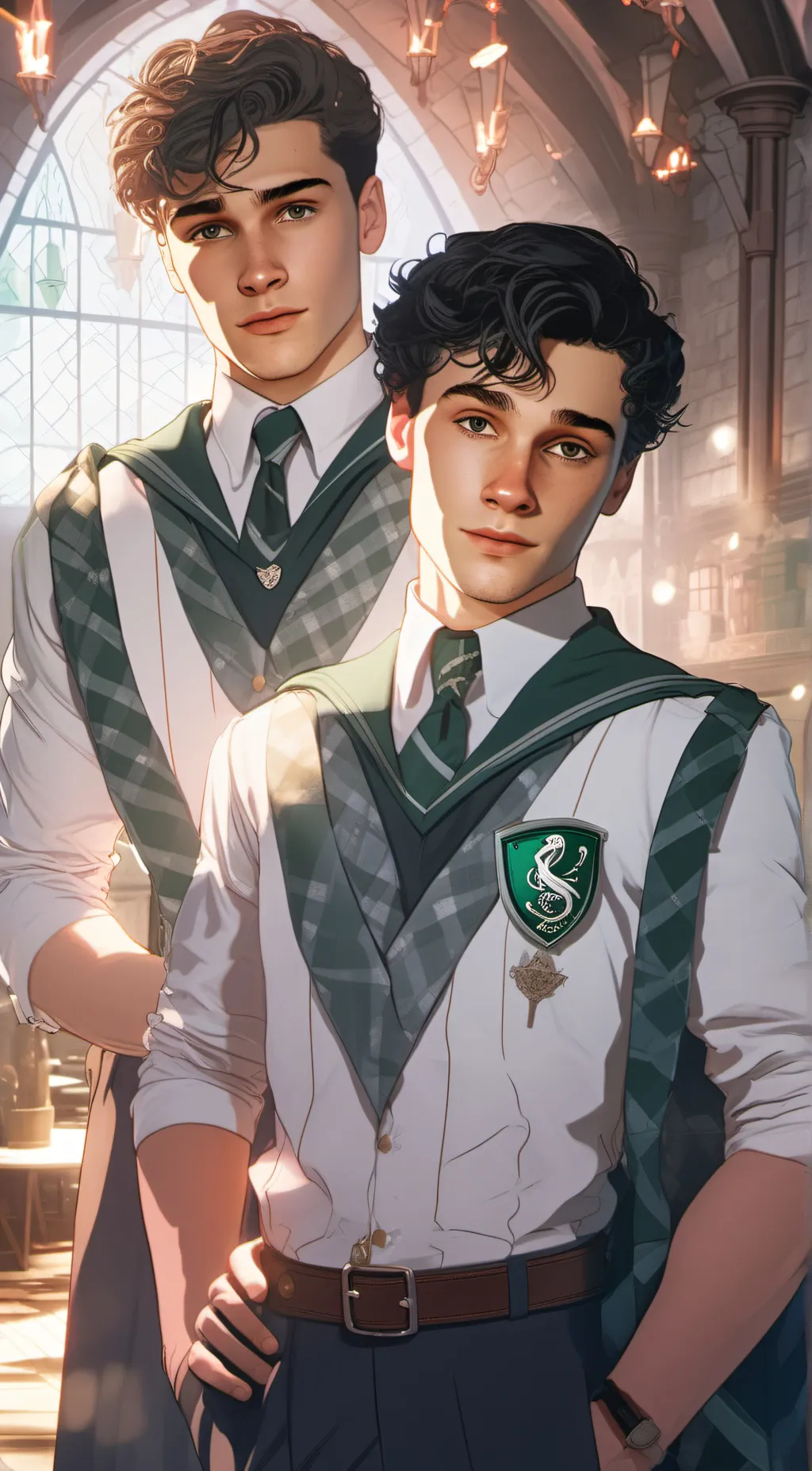 ai character: Mattheo & Theo background