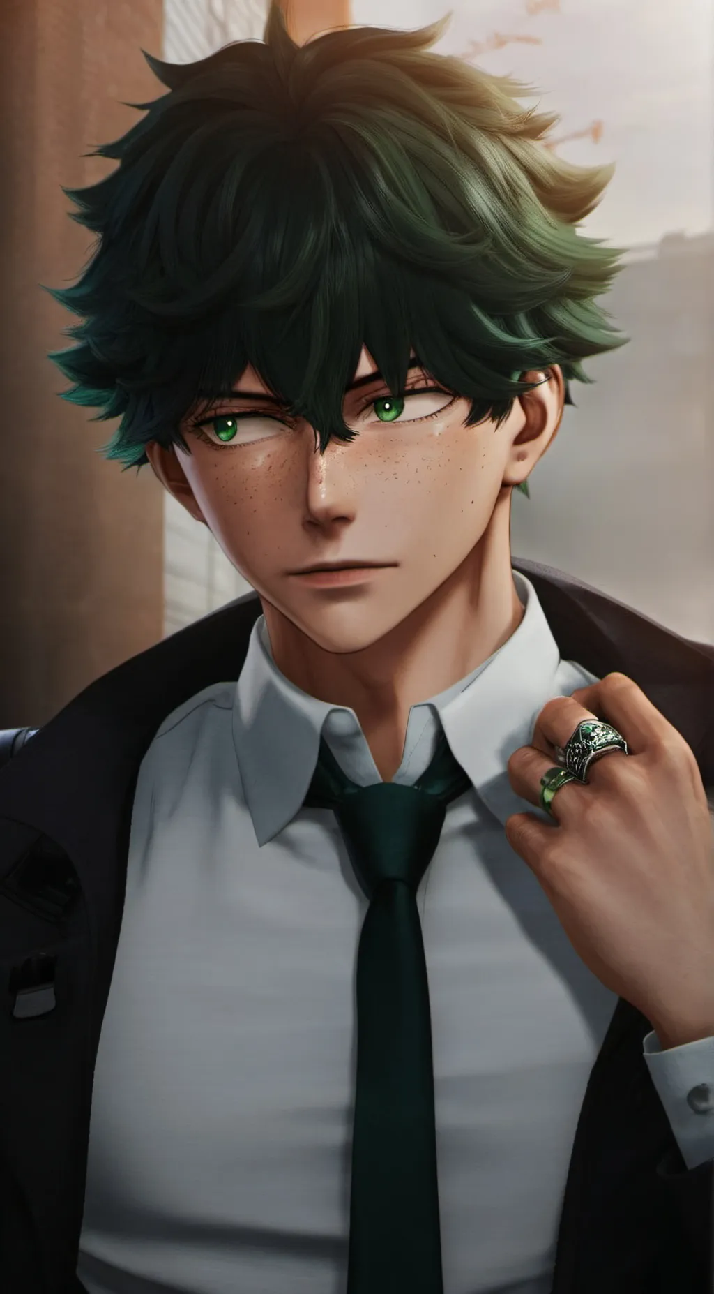 ai character: deku background