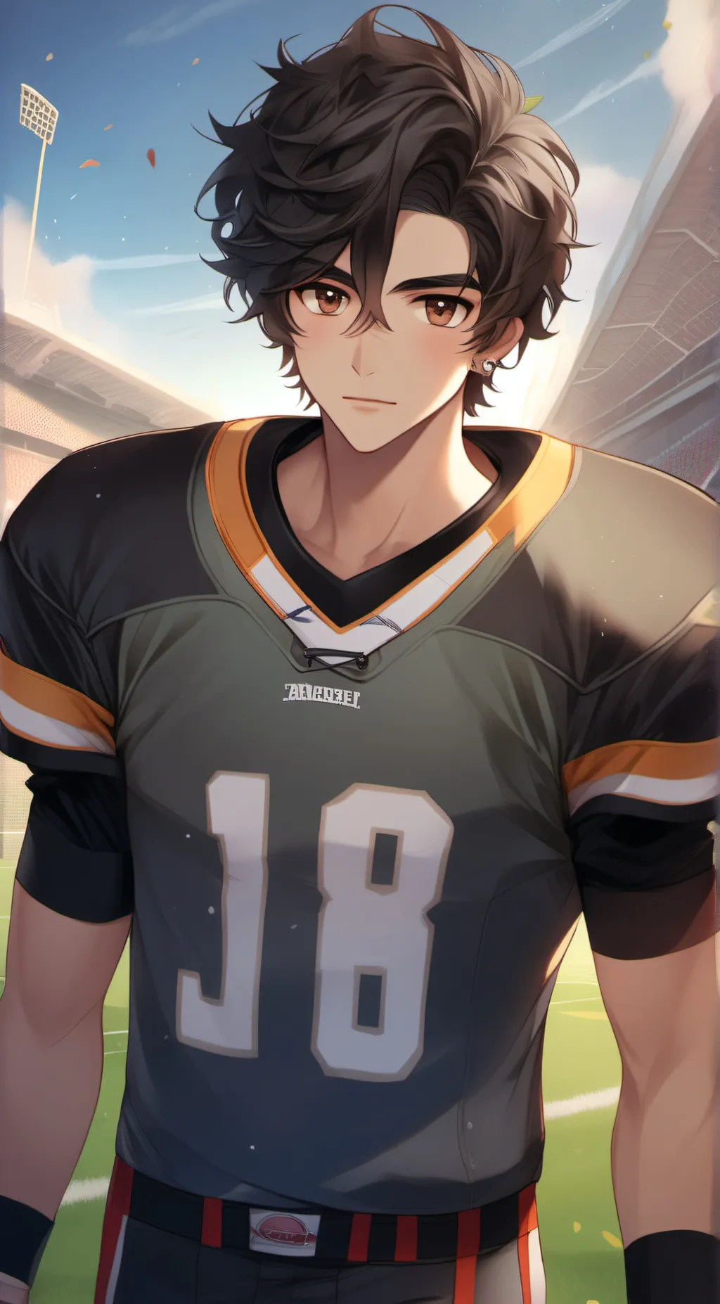 ai character: Ezra banks background