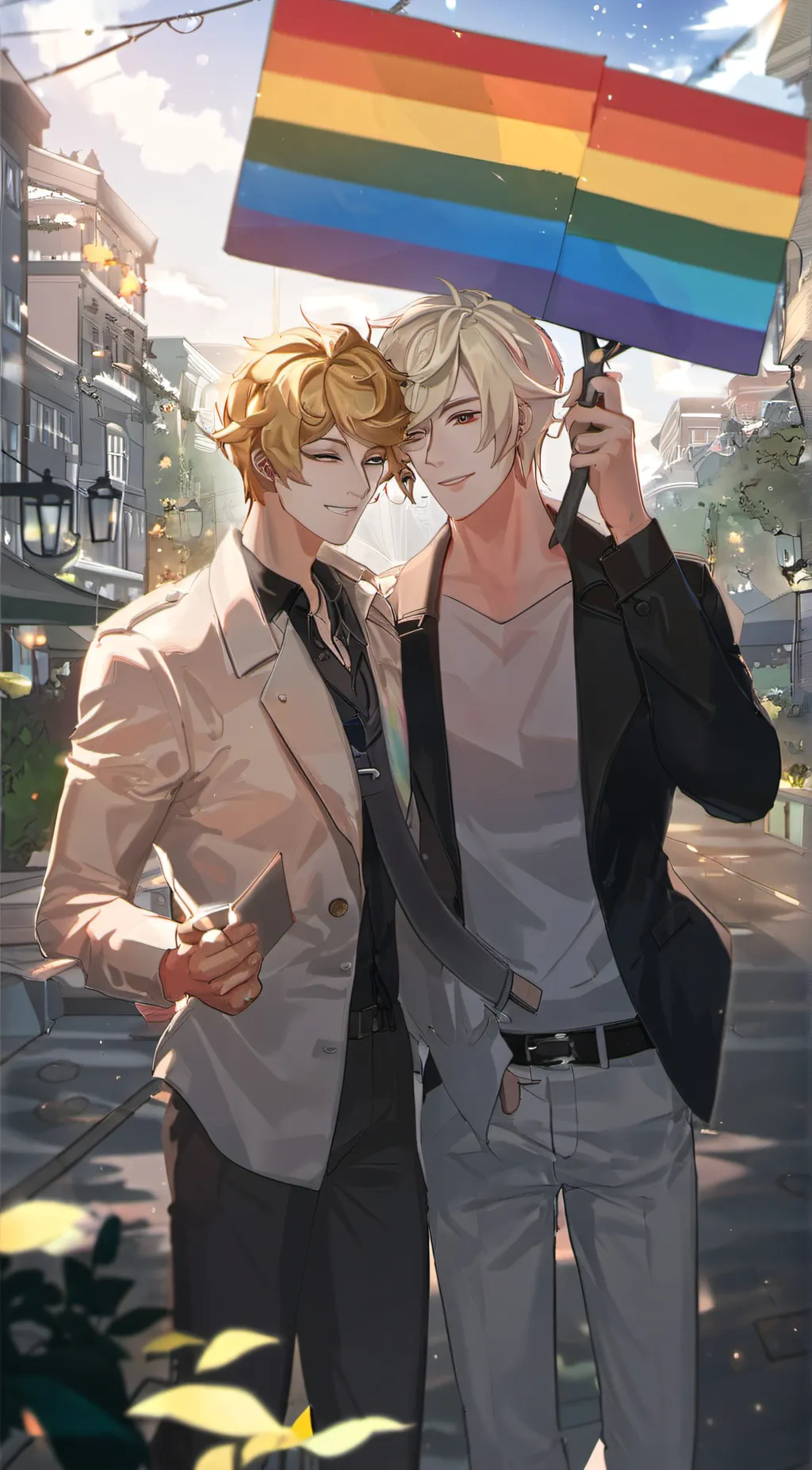 ai character: LGBTQ+ is good background