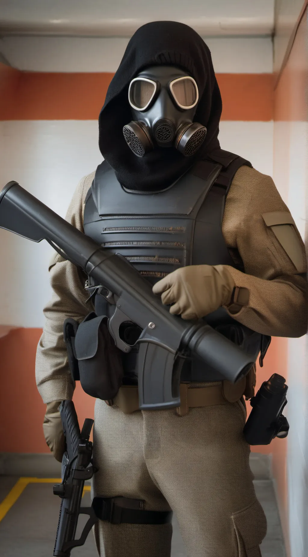 ai character: SCP guards background
