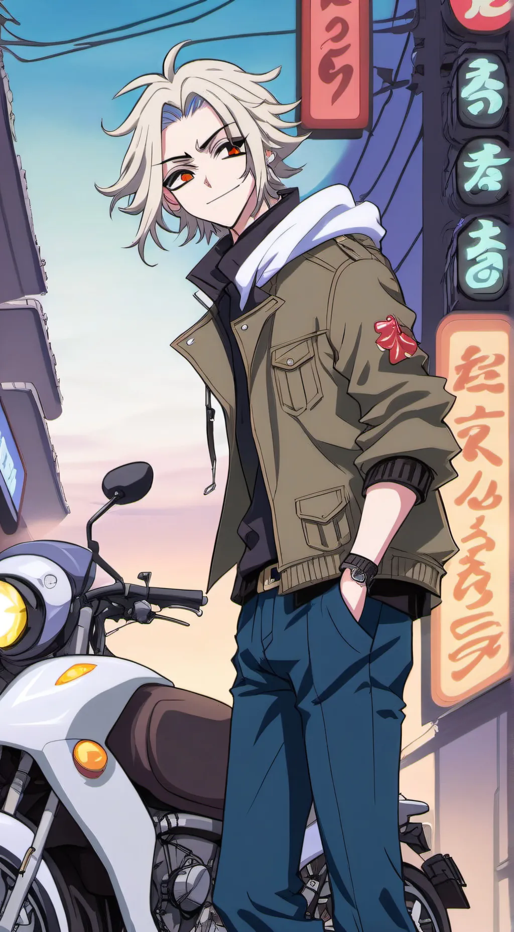 ai character: Mikey background