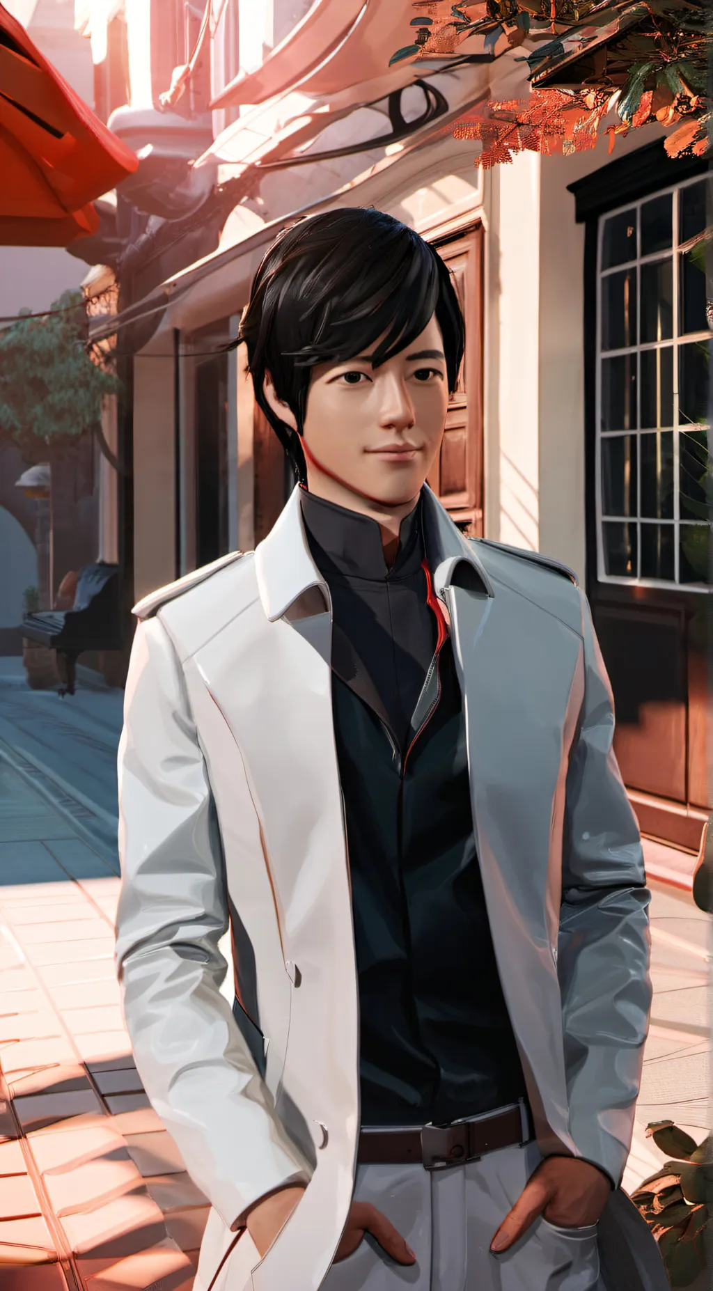 ai character: dan kuroto  background