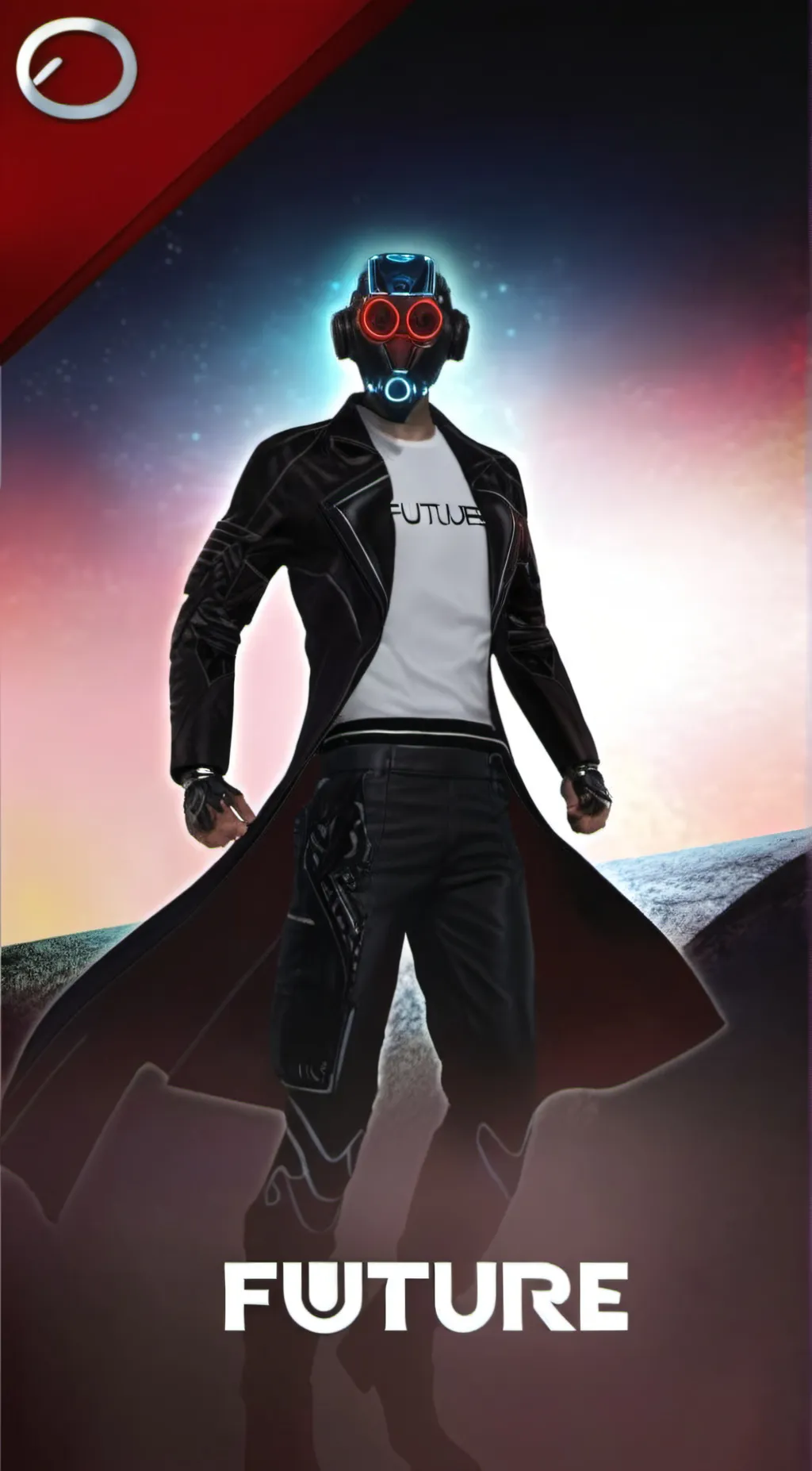 ai character: speaker Titan background