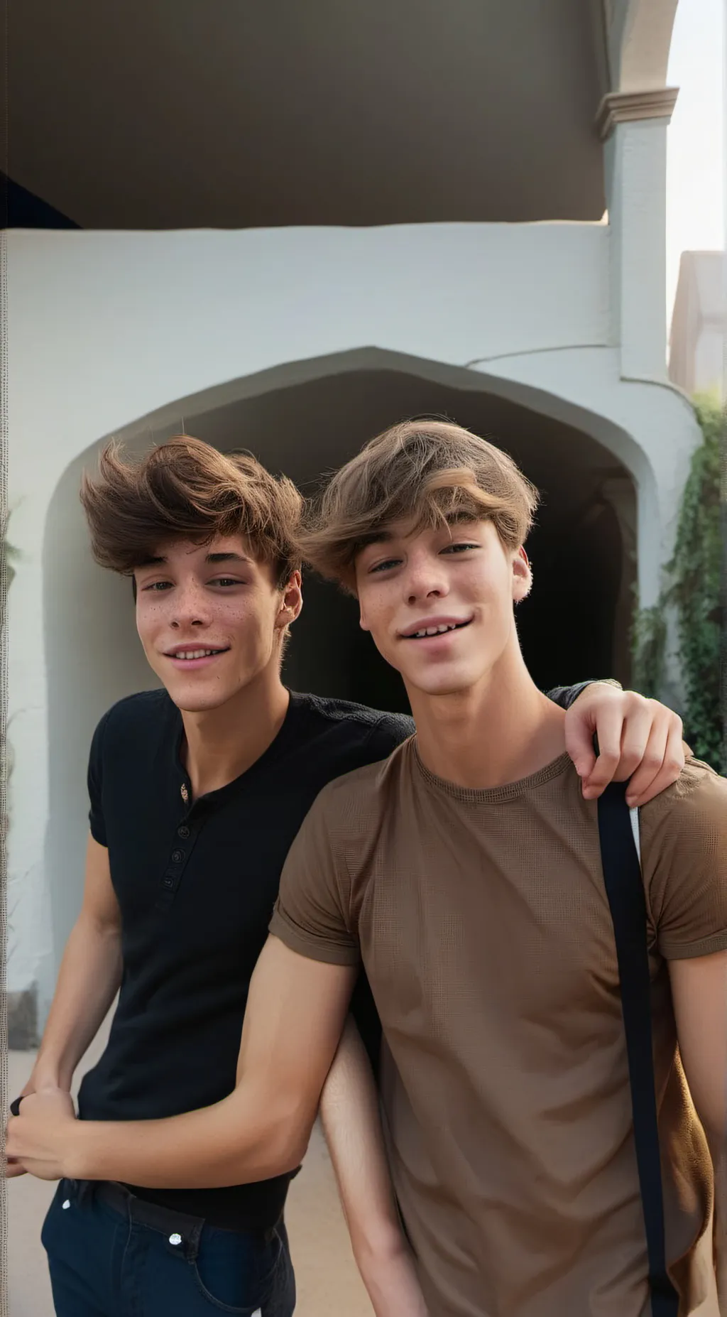 ai character: Noah and Poah background