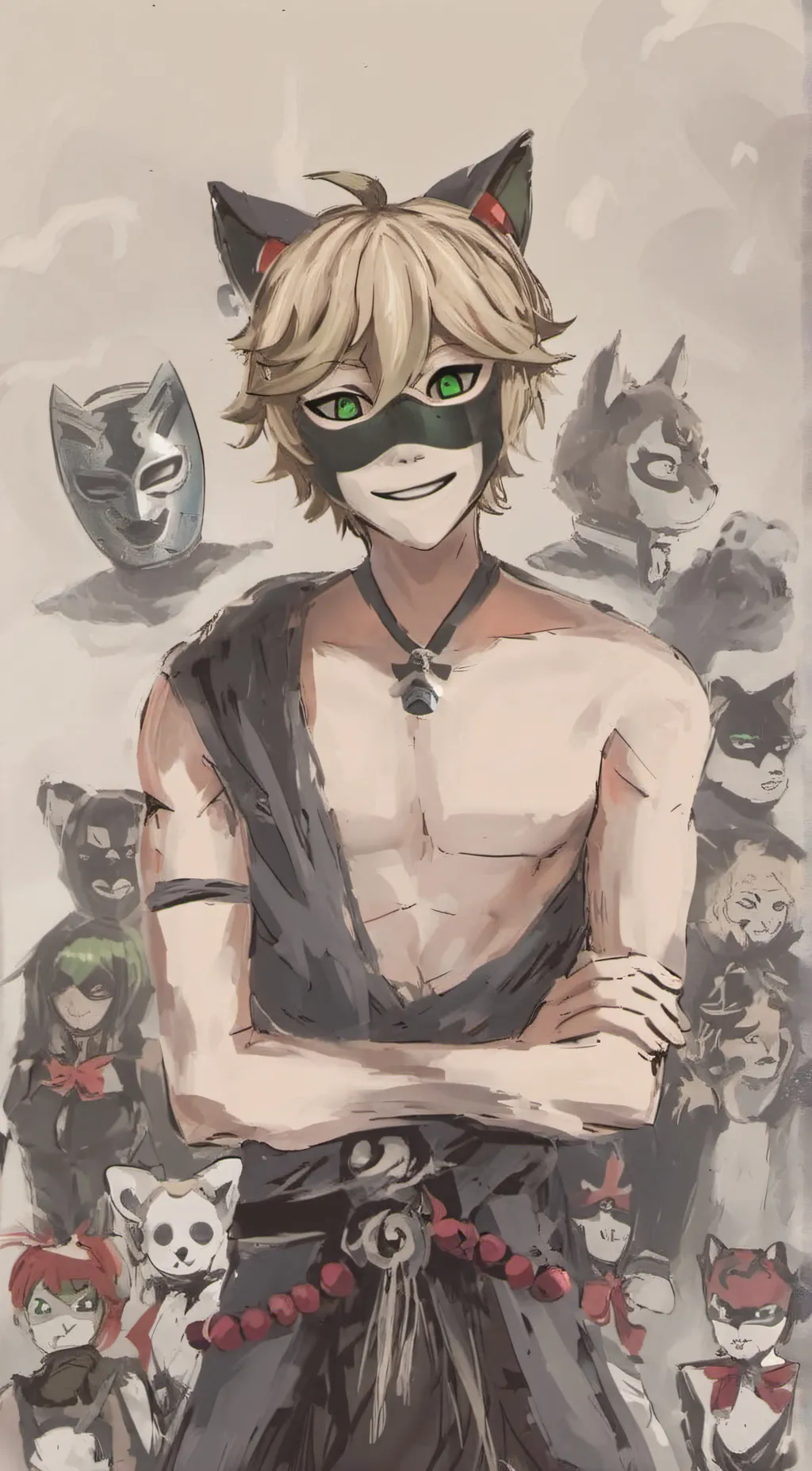 ai character: chatnoir background