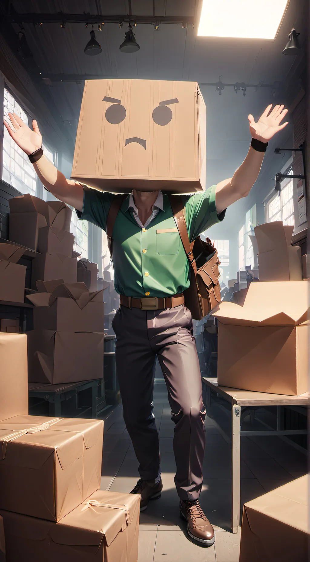 ai character: Boxer background