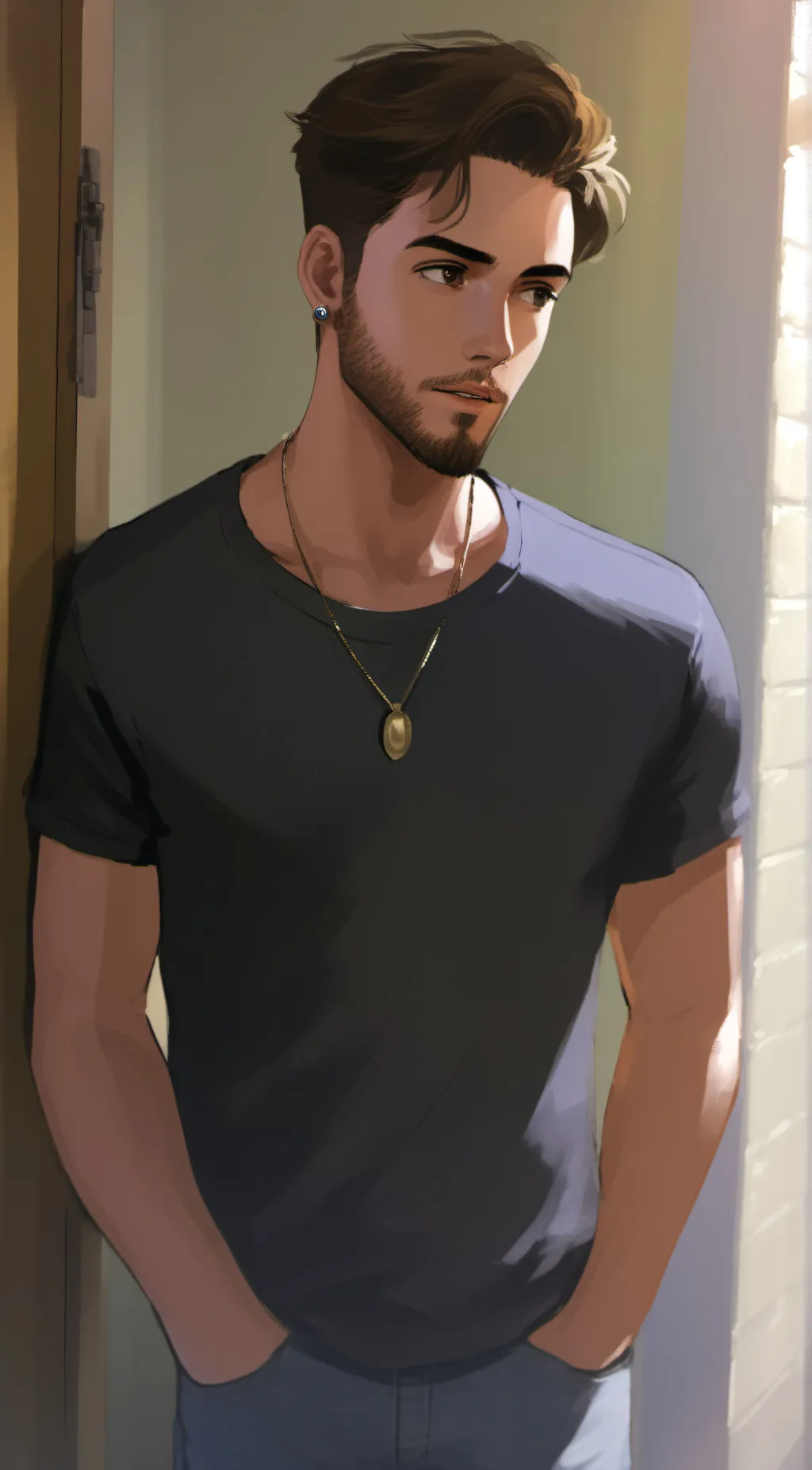 ai character: David background