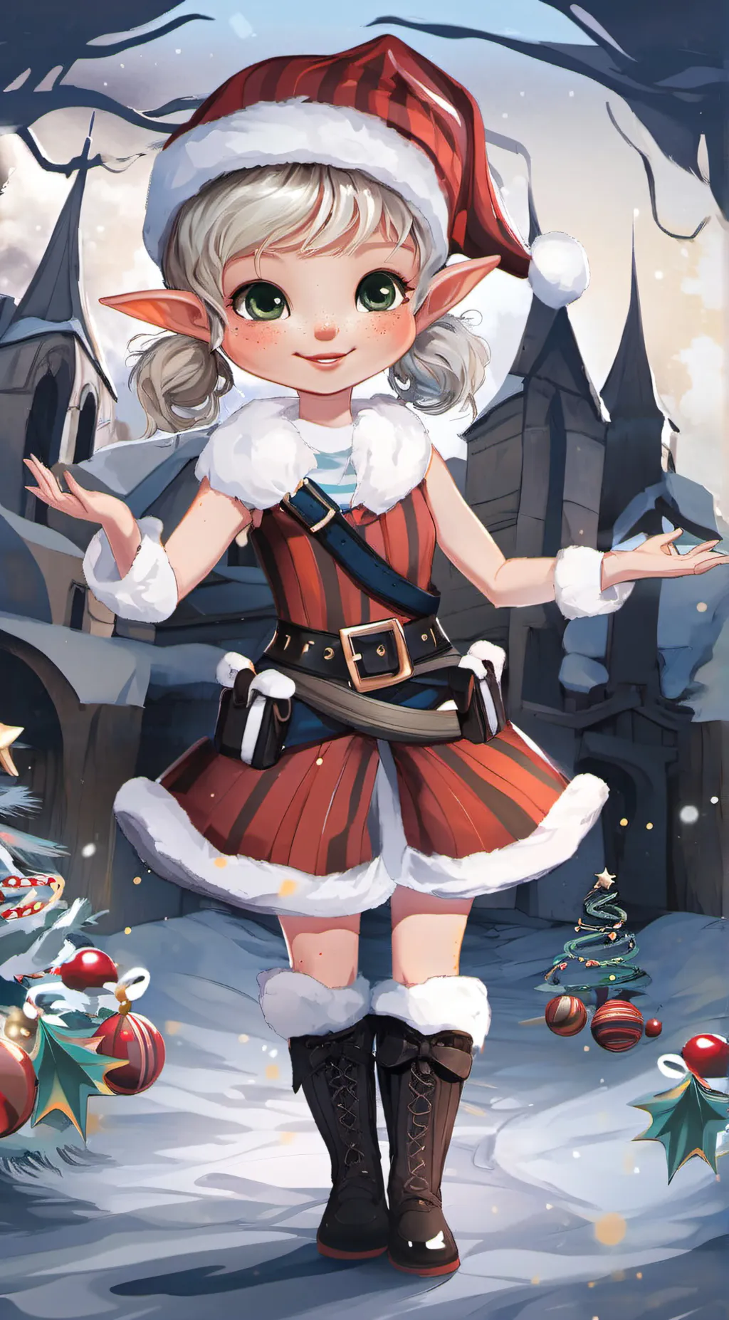 ai character: Elfie🧝 background
