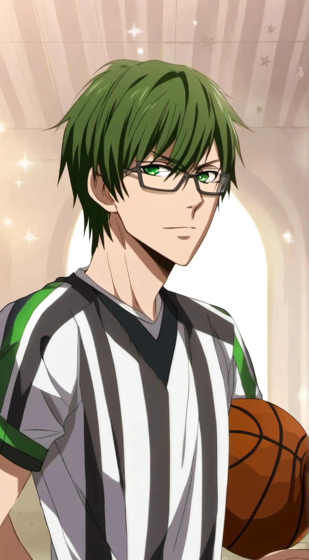 ai character: Midorima shintaru background